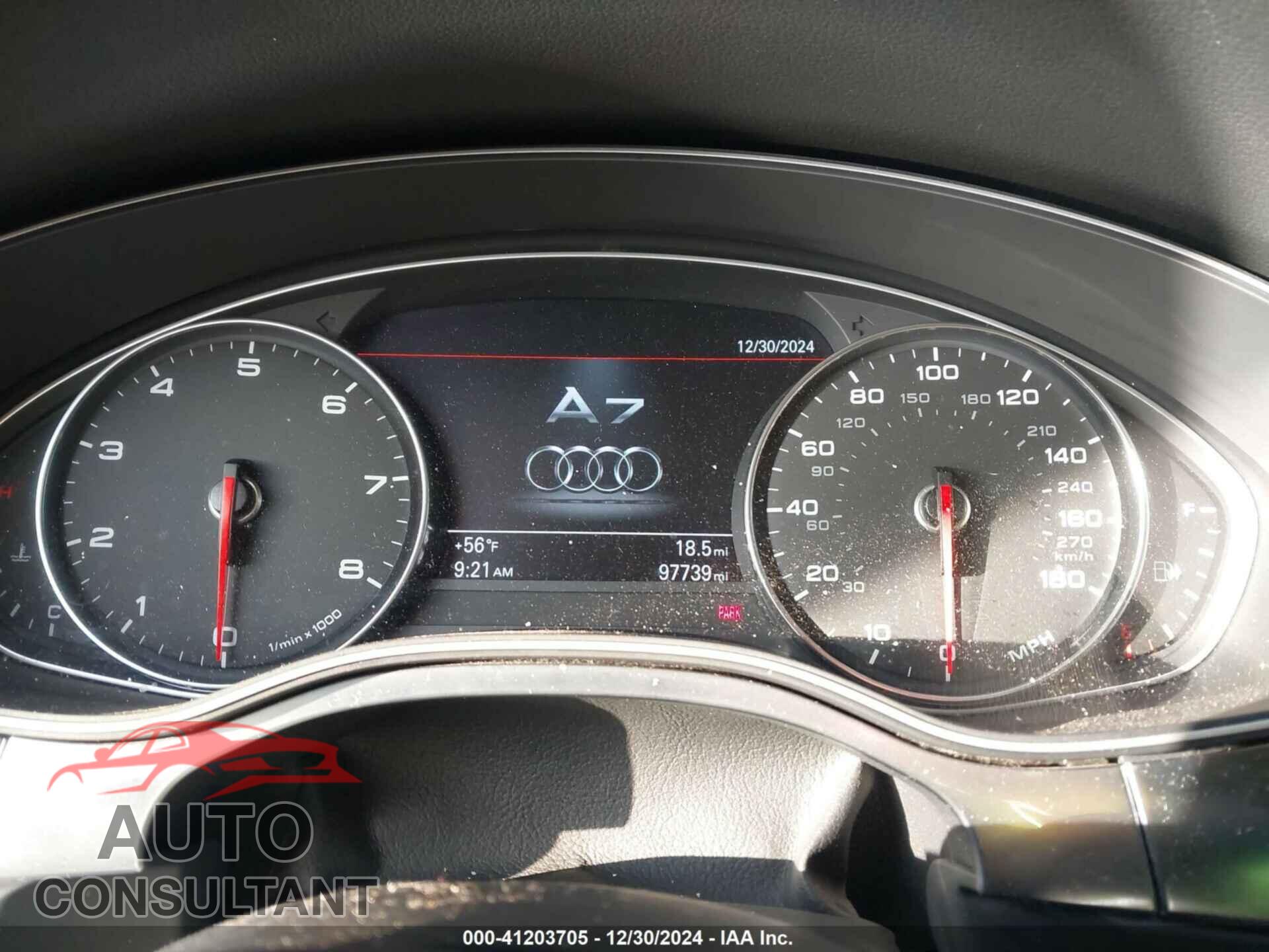 AUDI A7 2013 - WAUYGAFC0DN036184