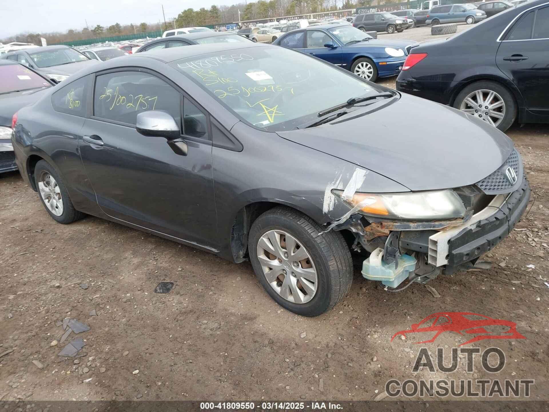 HONDA CIVIC 2012 - 2HGFG3B54CH524687