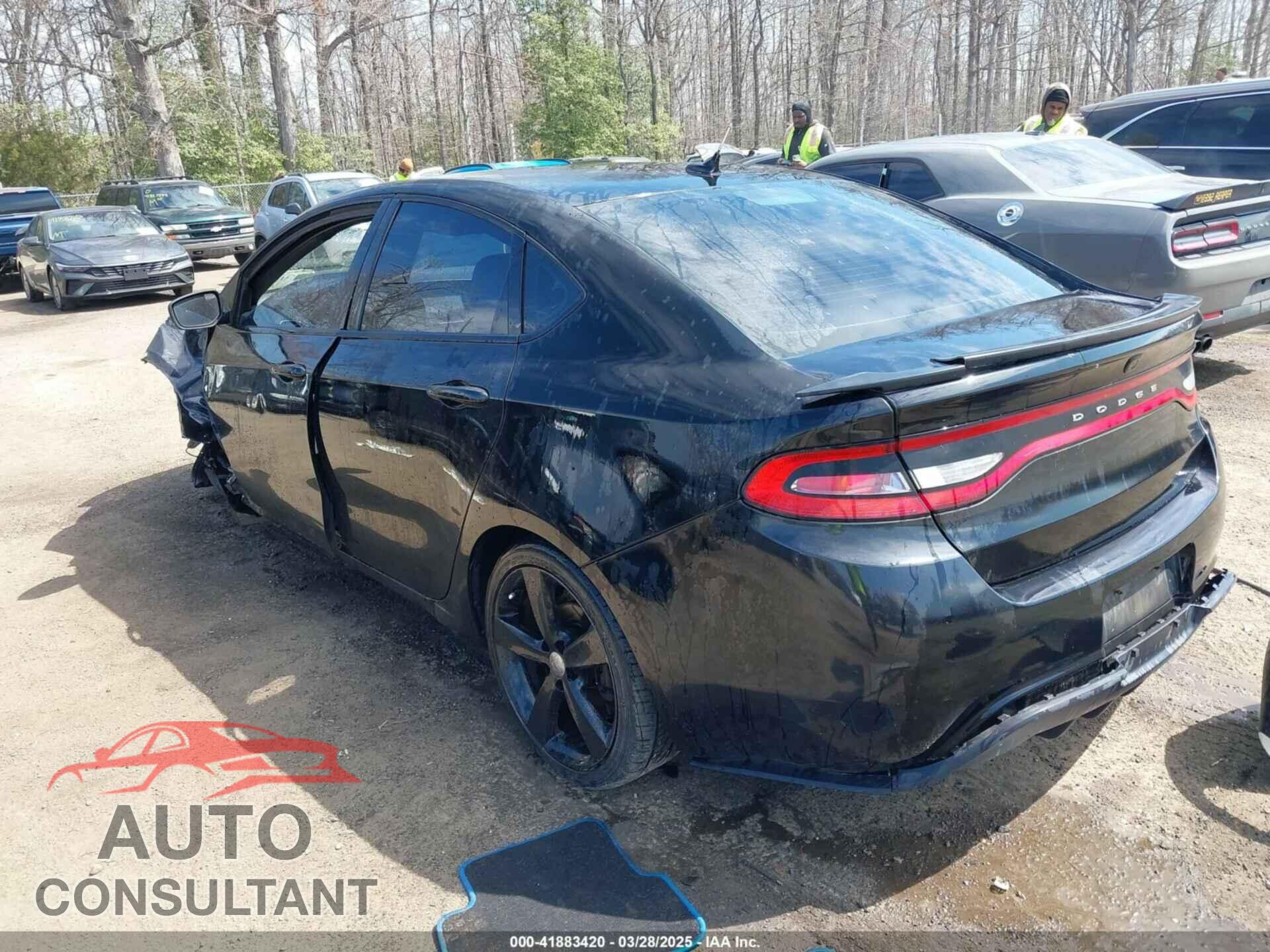 DODGE DART 2013 - 1C3CDFCH3DD338470