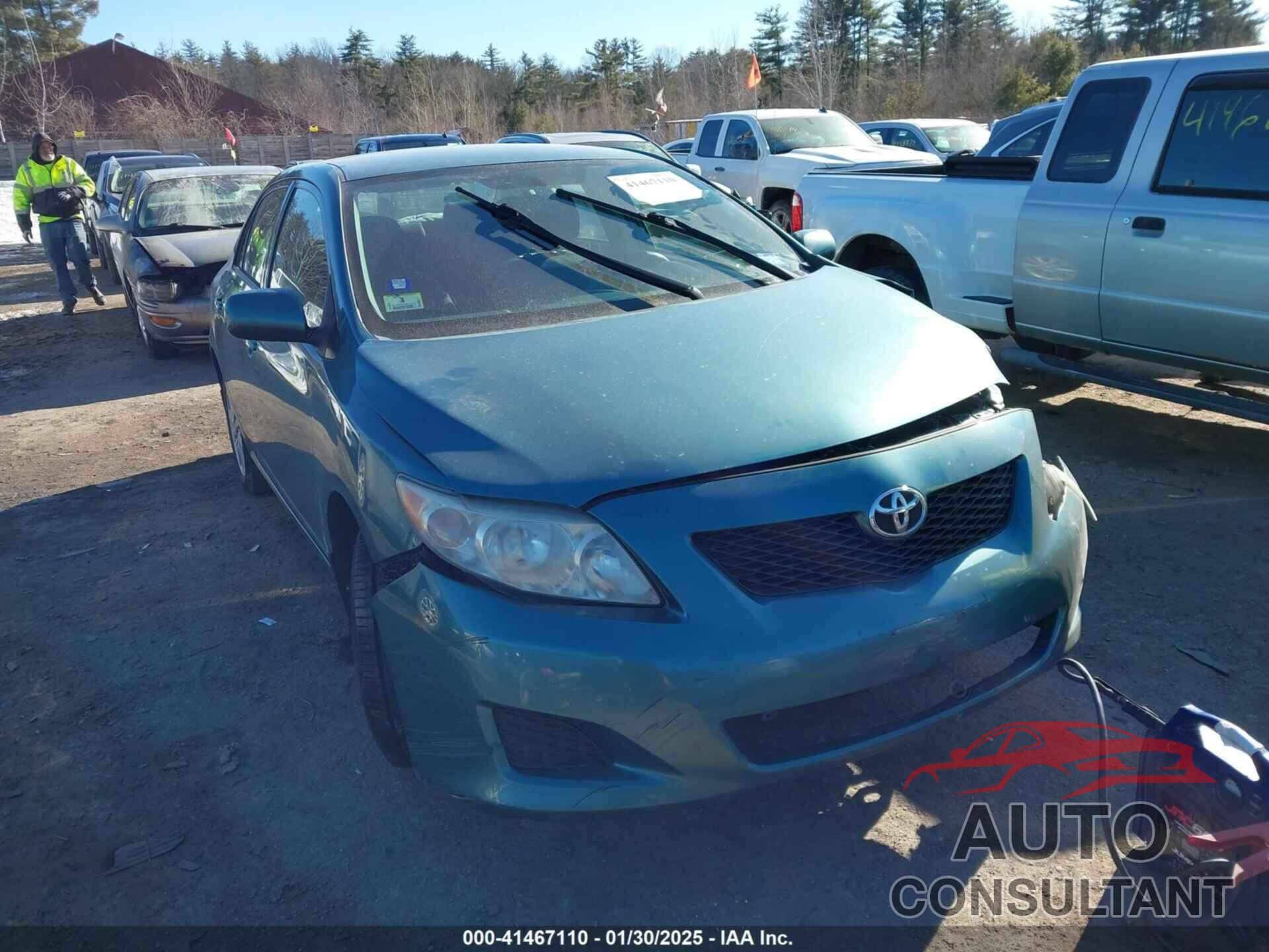 TOYOTA COROLLA 2009 - JTDBL40EX99069872