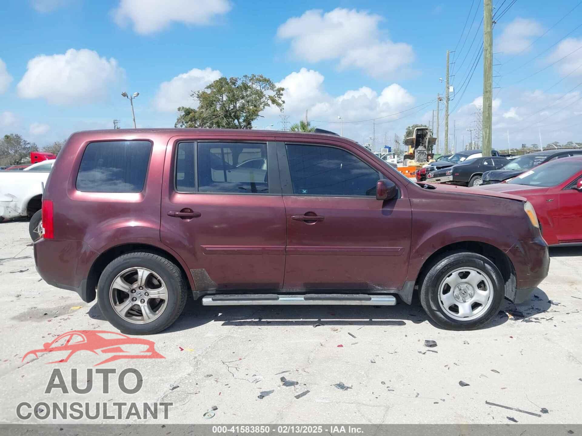 HONDA PILOT 2012 - 5FNYF3H54CB008014