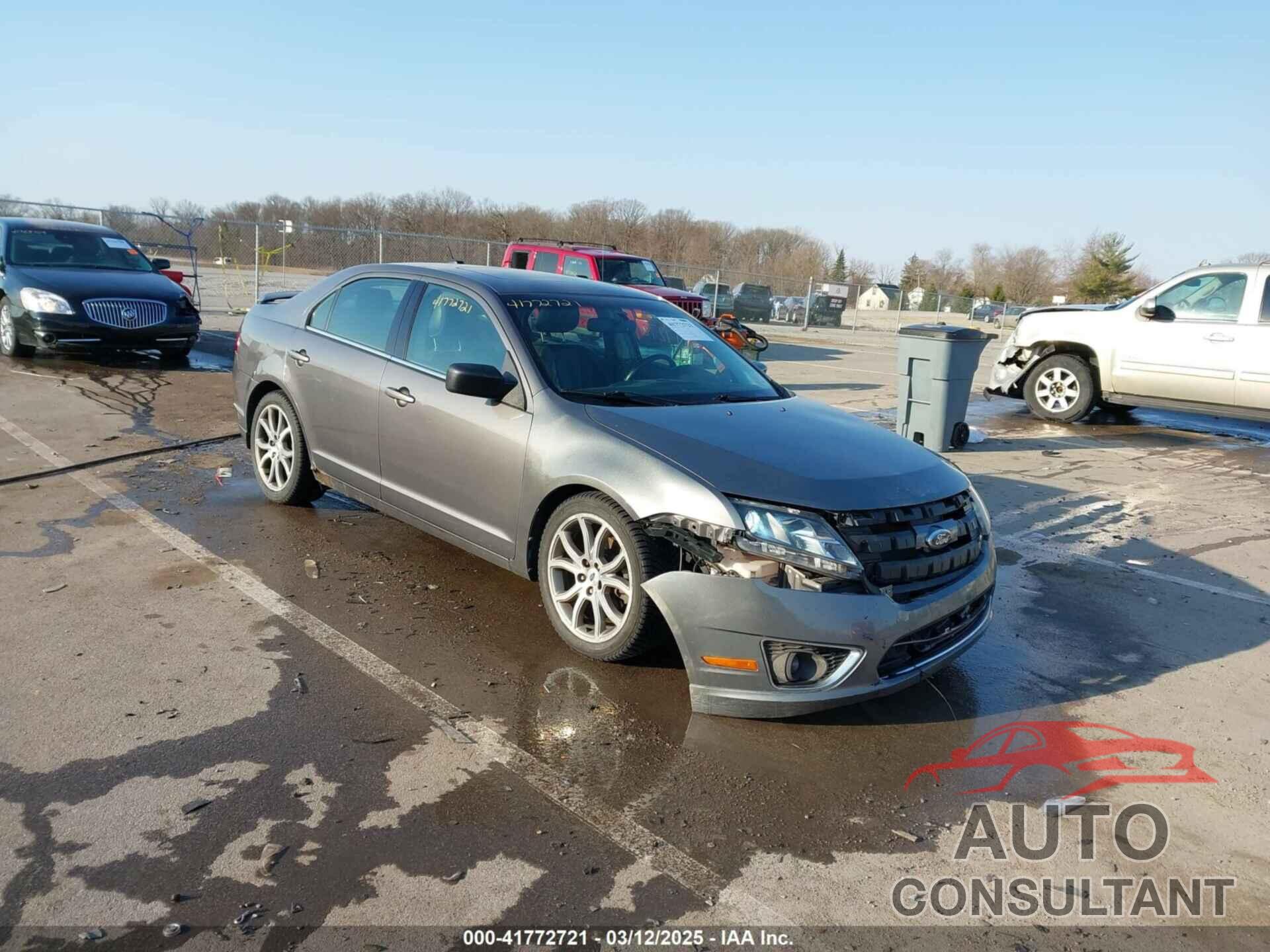 FORD FUSION 2012 - 3FAHP0JA5CR143493