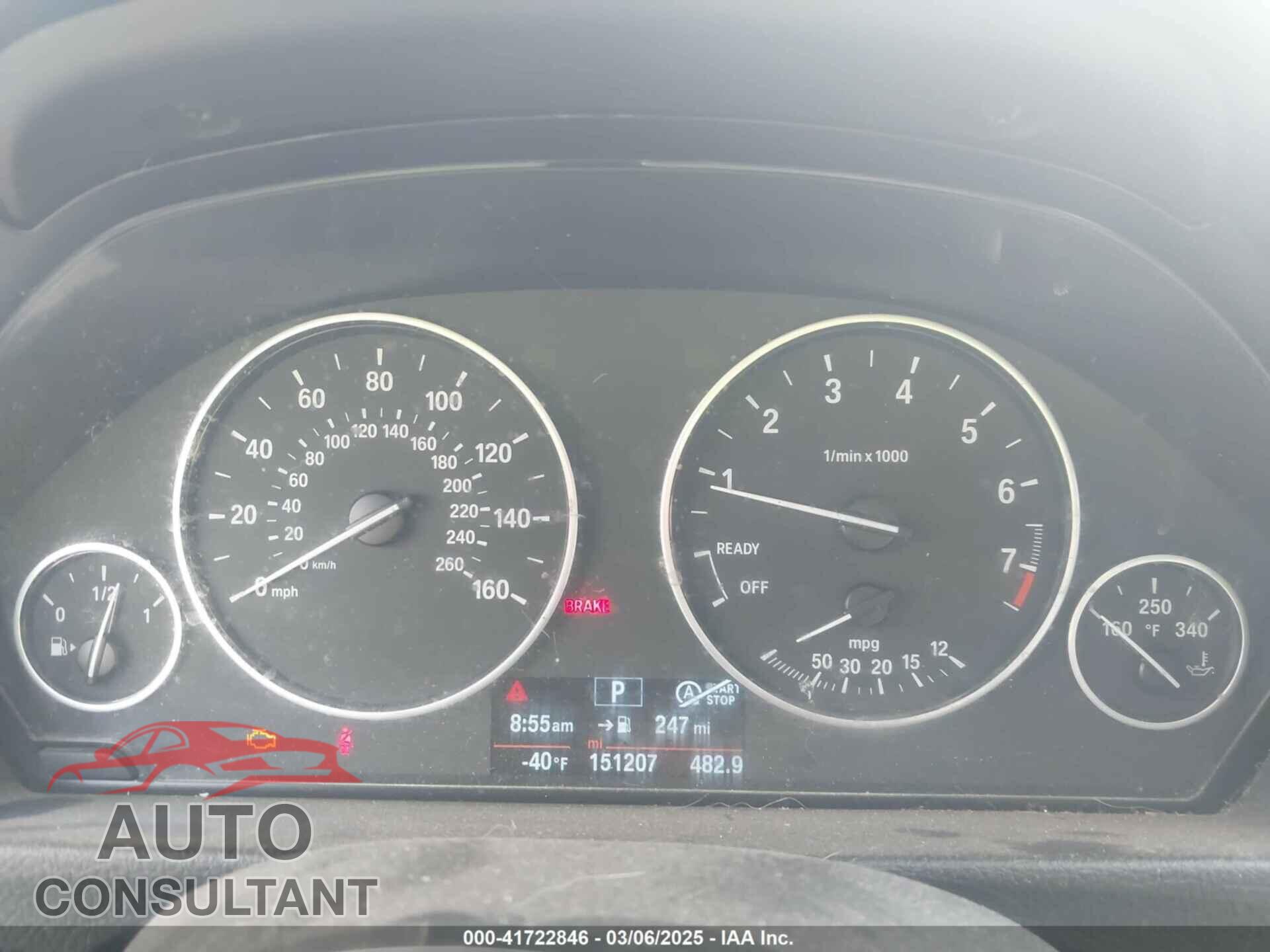 BMW 320I 2014 - WBA3B1C56EK132872