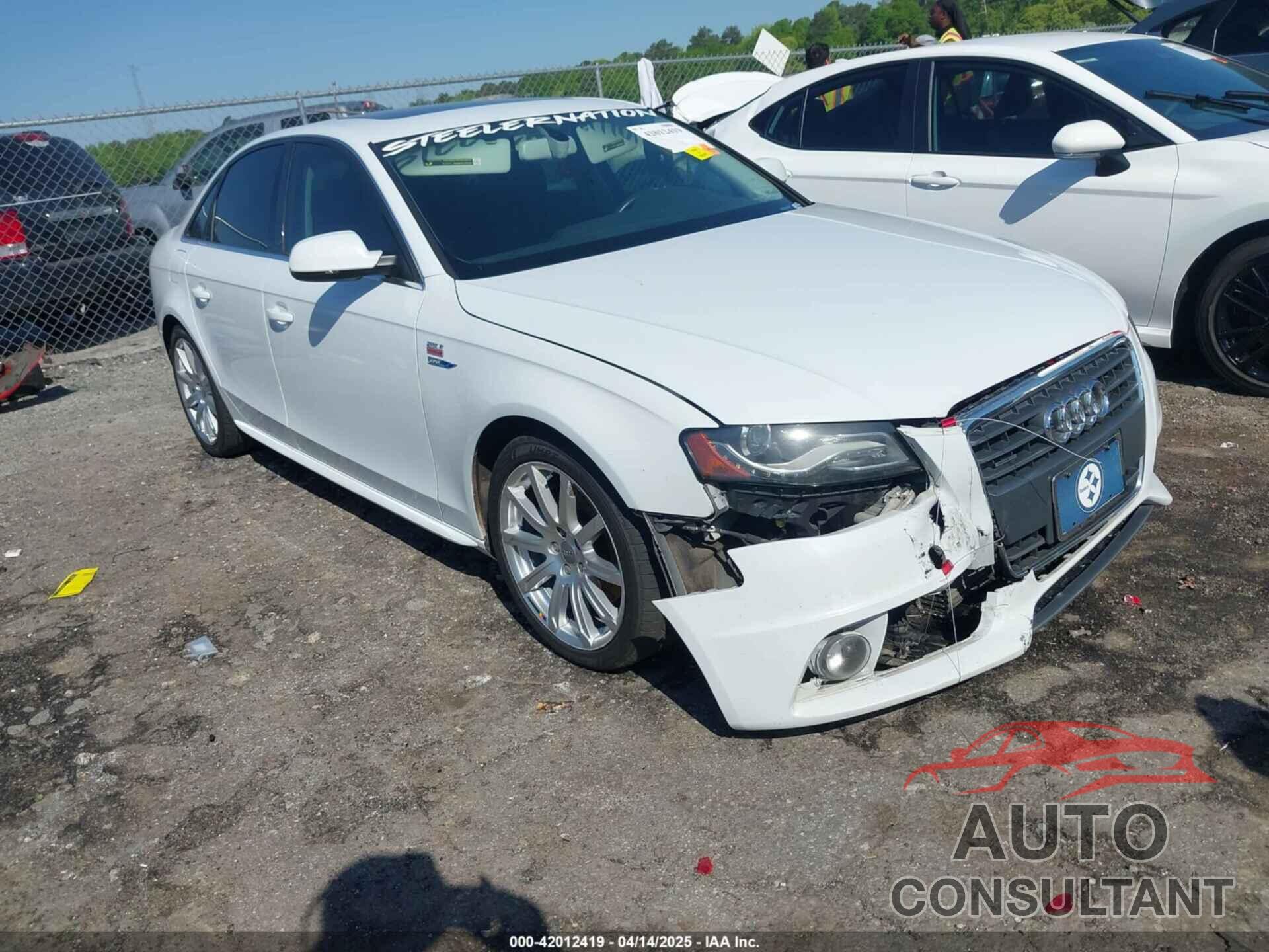 AUDI A4 2012 - WAUKFAFL9CN014823