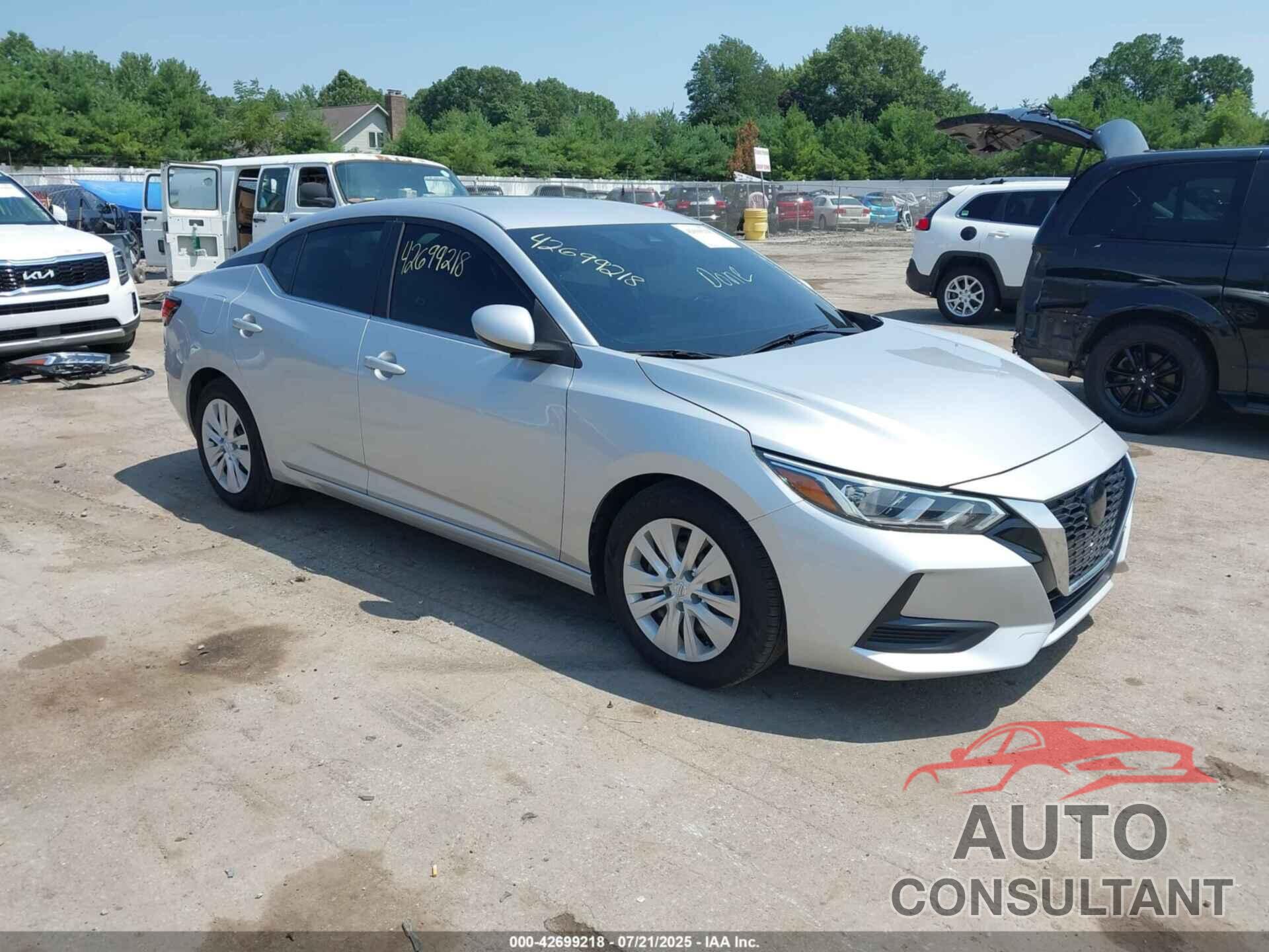 NISSAN SENTRA 2022 - 3N1AB8BV1NY262406