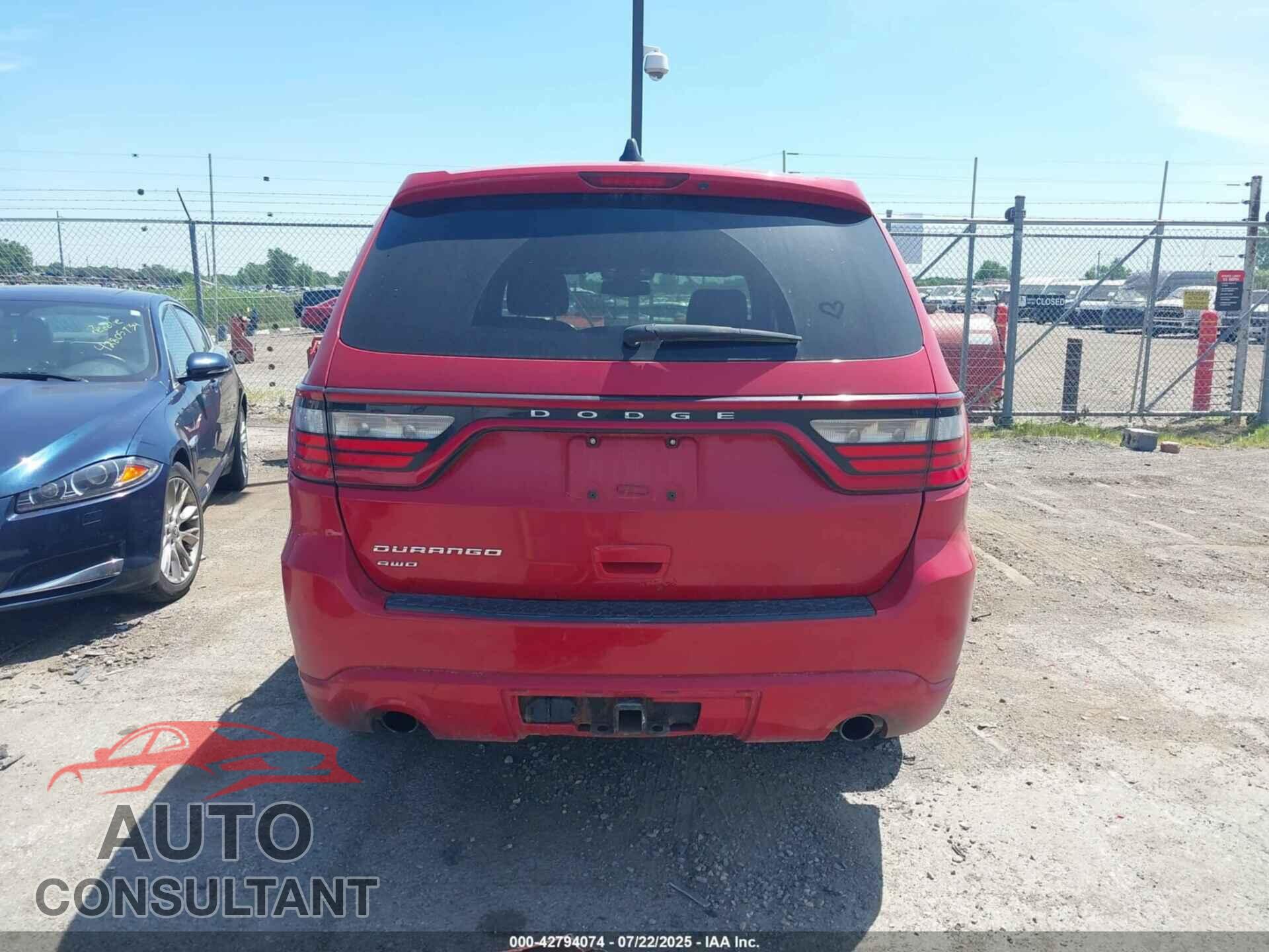 DODGE DURANGO 2014 - 1C4RDJAG4EC500021