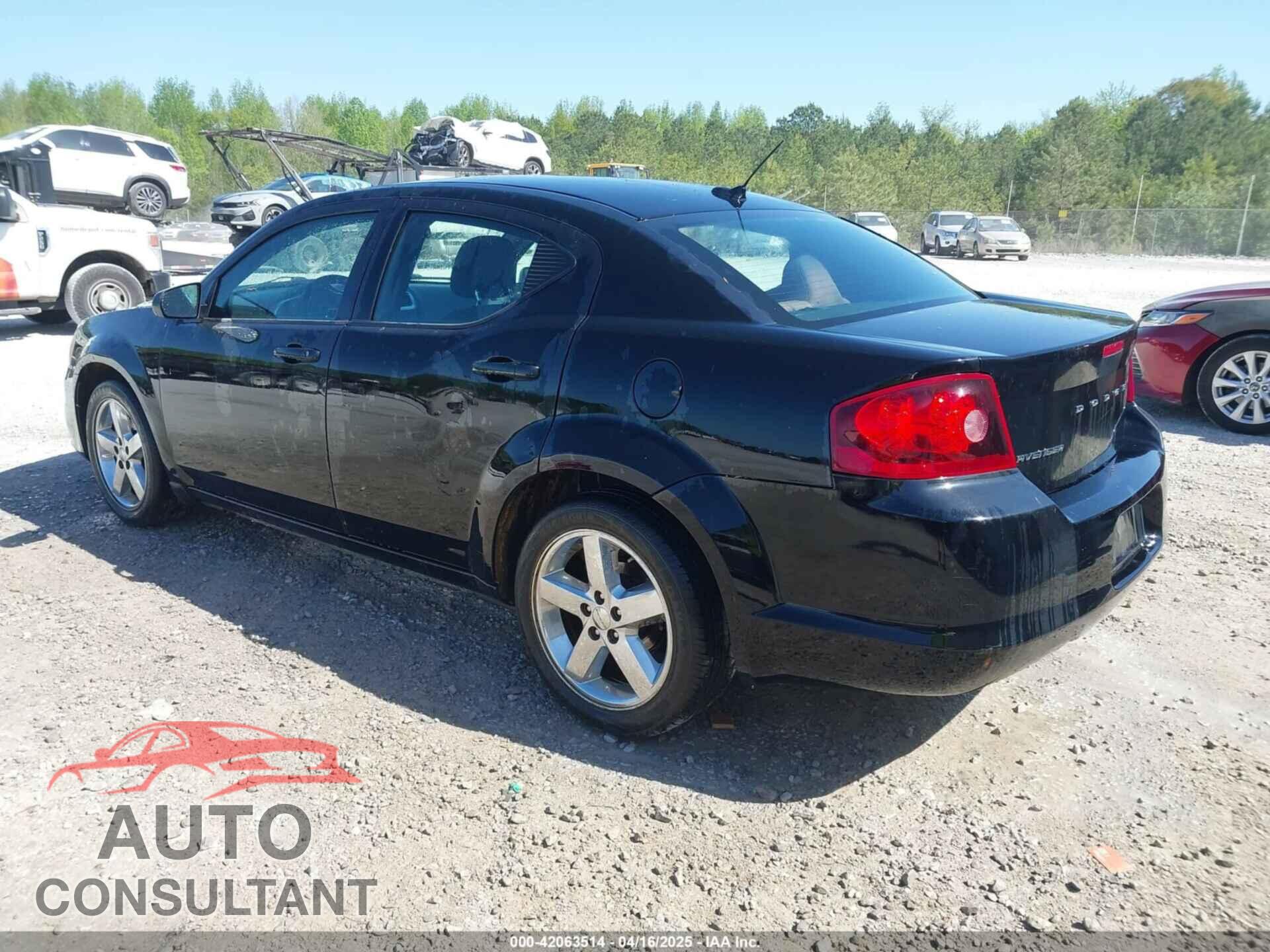 DODGE AVENGER 2012 - 1C3CDZAB5CN237648