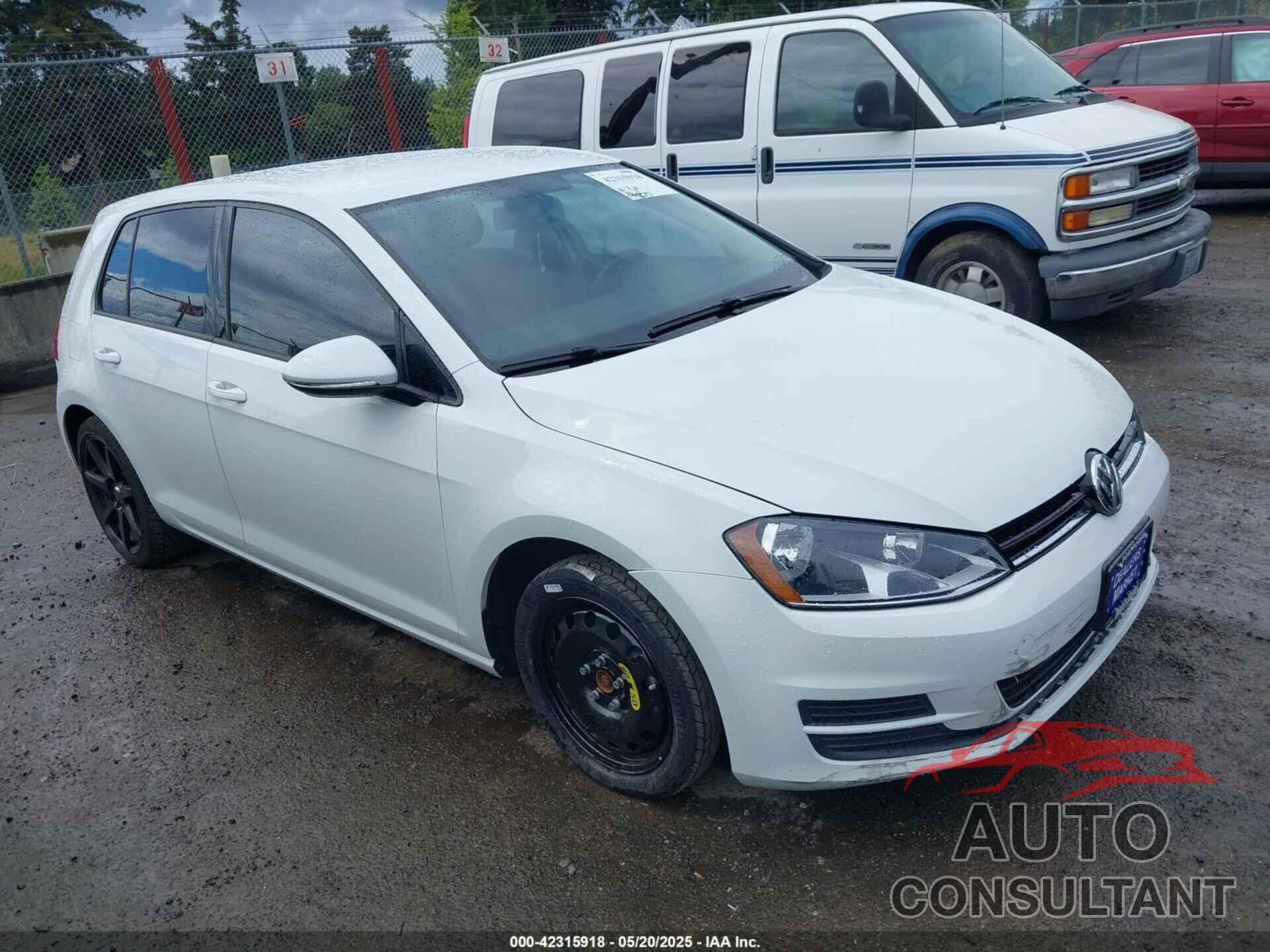 VOLKSWAGEN GOLF 2016 - 3VW217AU8GM030917