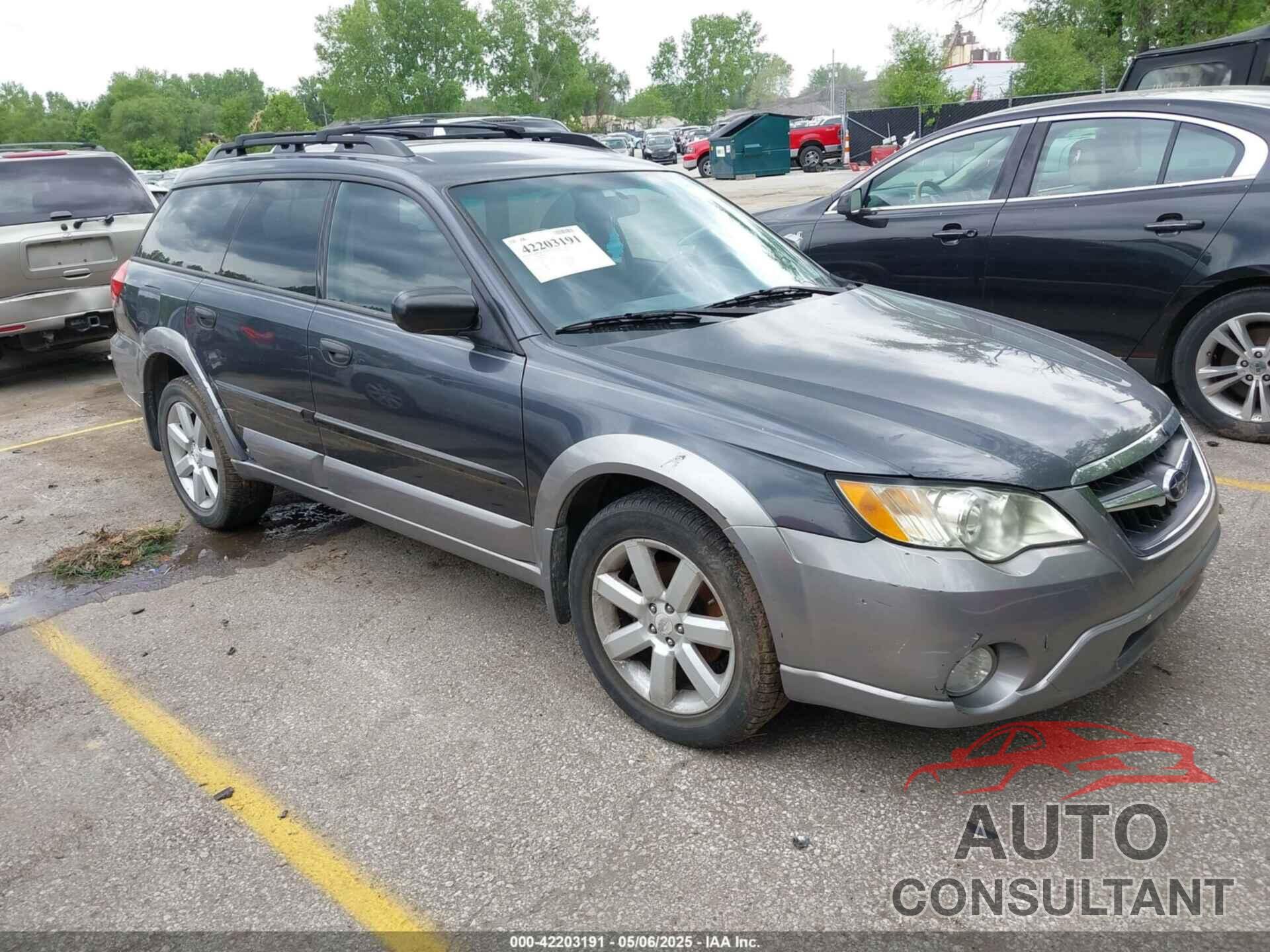 SUBARU OUTBACK 2009 - 4S4BP61C997321230