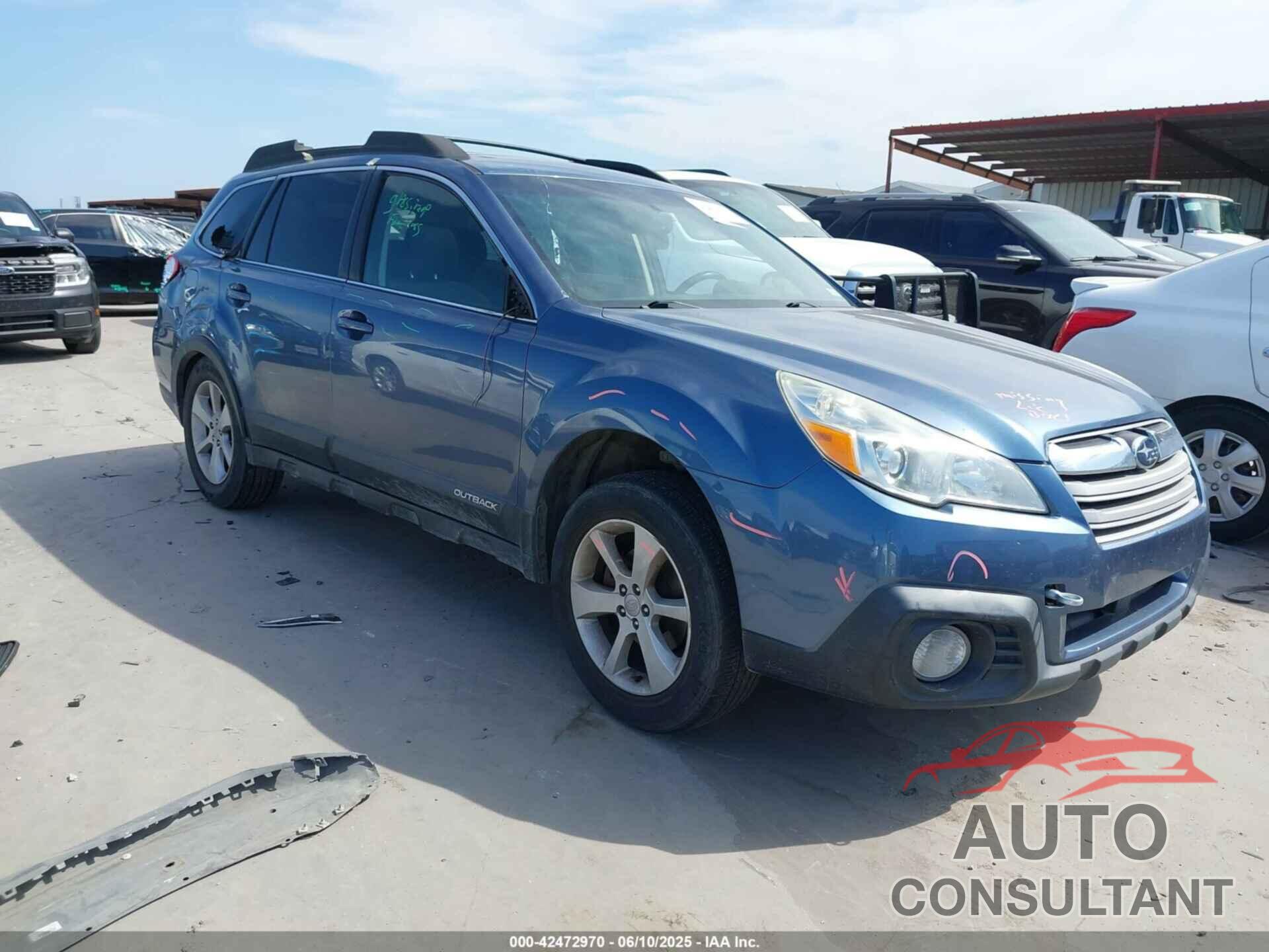 SUBARU OUTBACK 2013 - 4S4BRBGCXD3237993