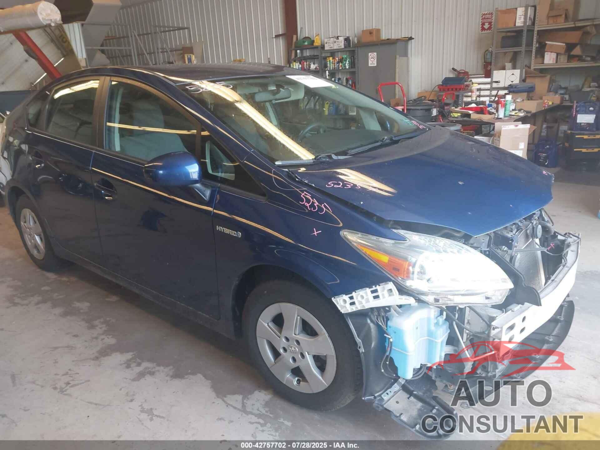 TOYOTA PRIUS 2010 - JTDKN3DU2A0072831