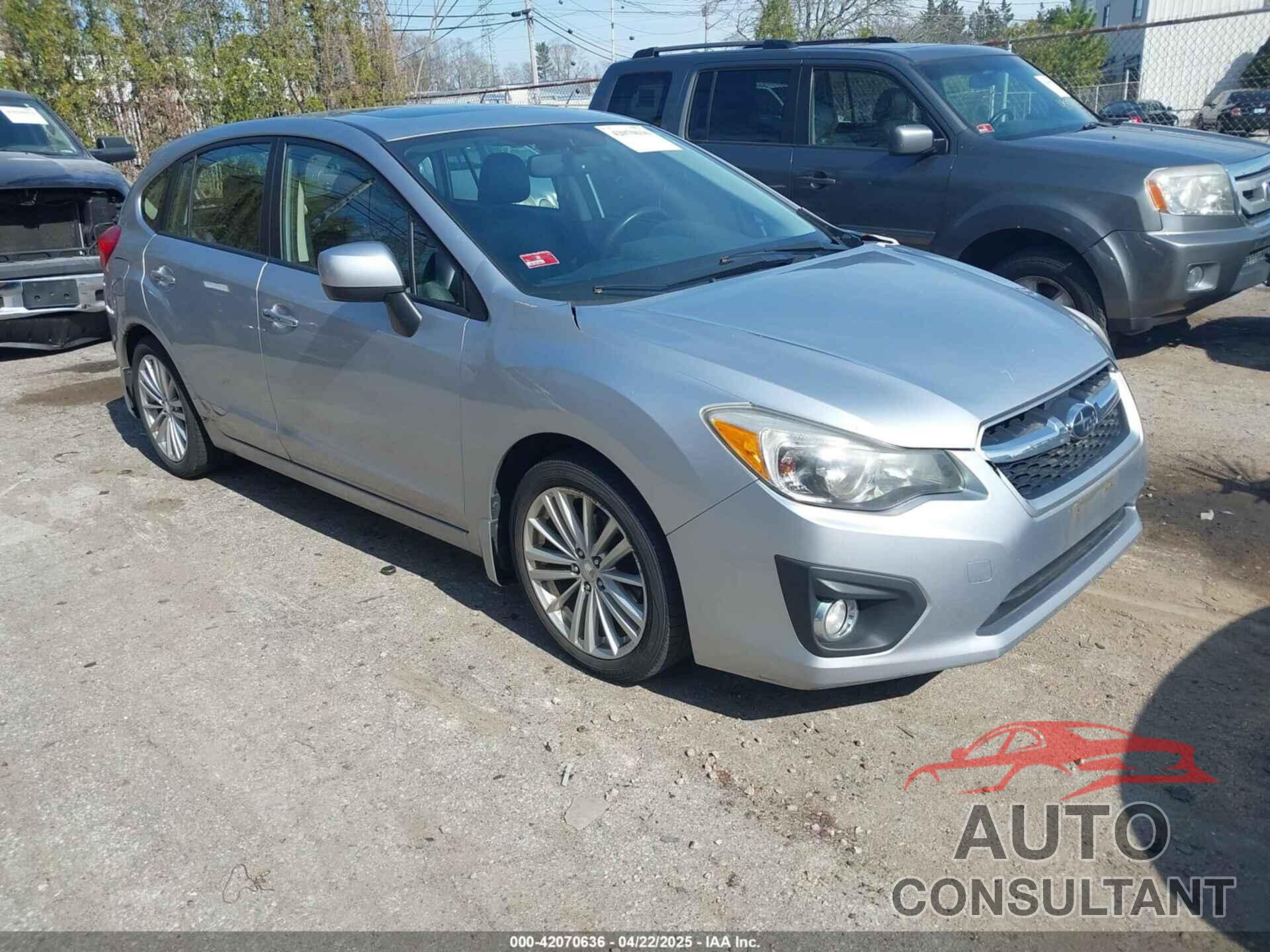 SUBARU IMPREZA 2012 - JF1GPAH62CH212967