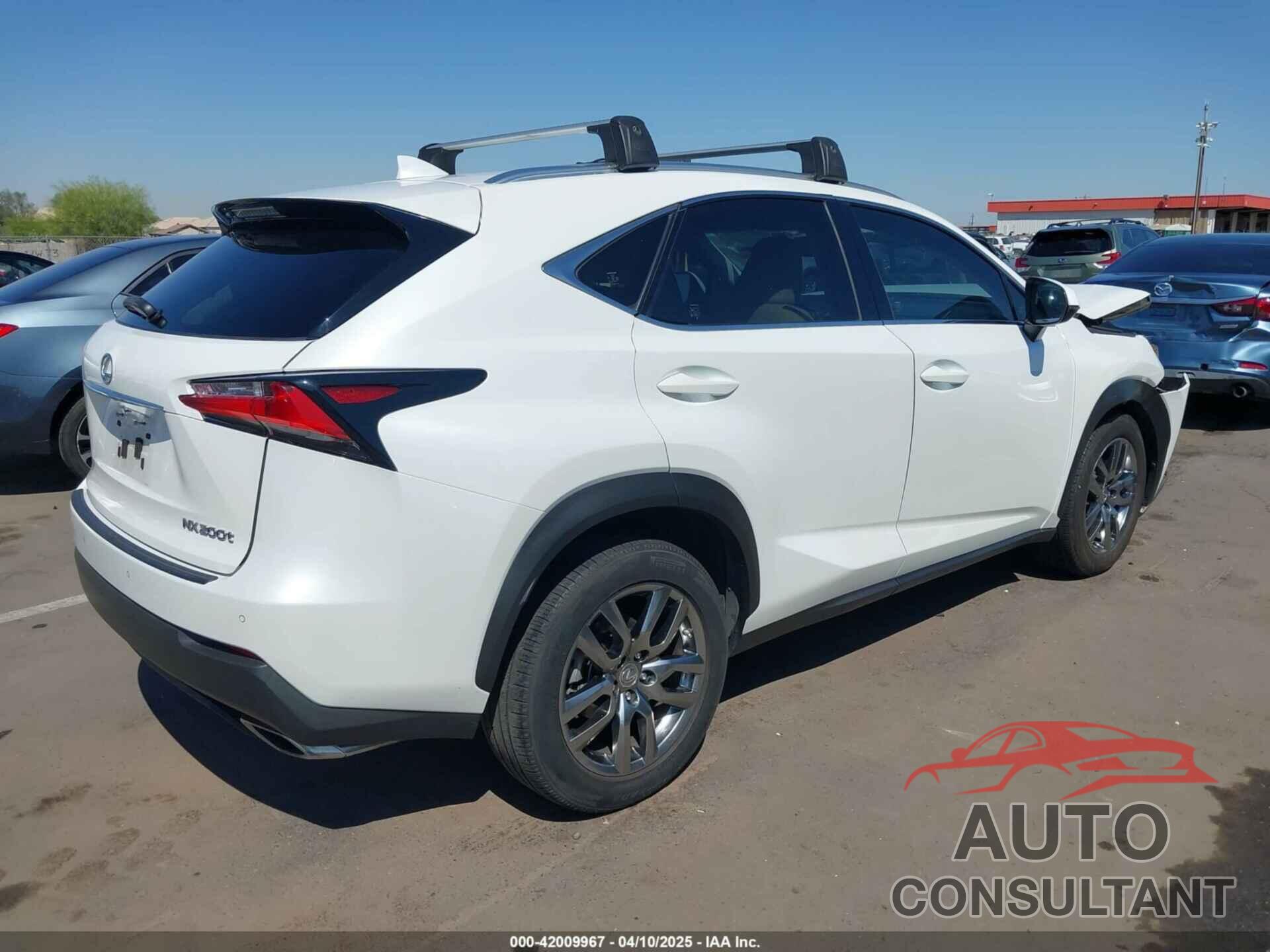 LEXUS NX 200T 2016 - JTJYARBZ6G2025870