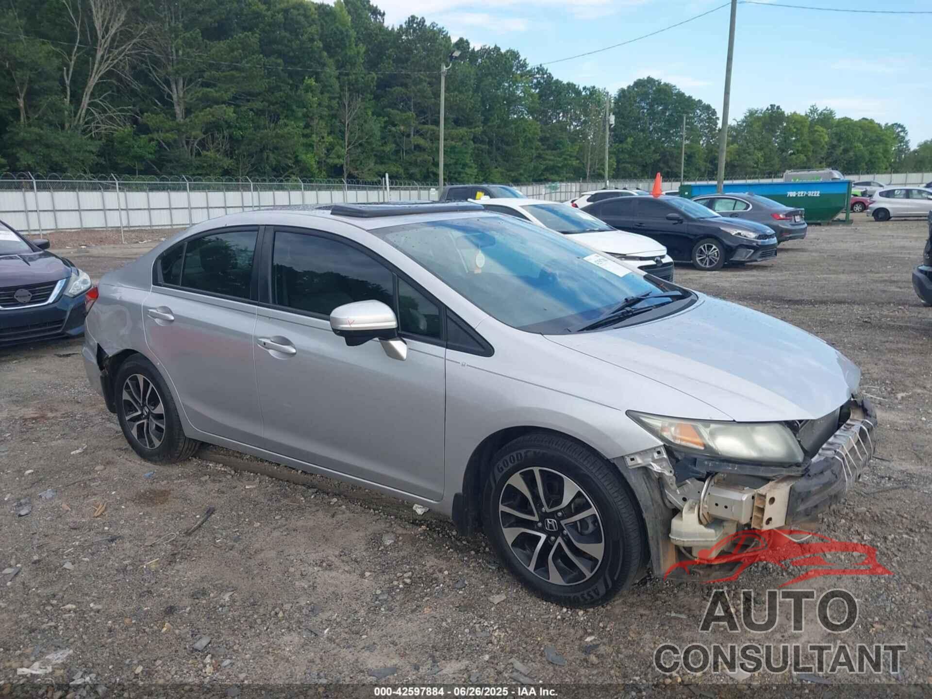 HONDA CIVIC 2015 - 19XFB2F83FE024547