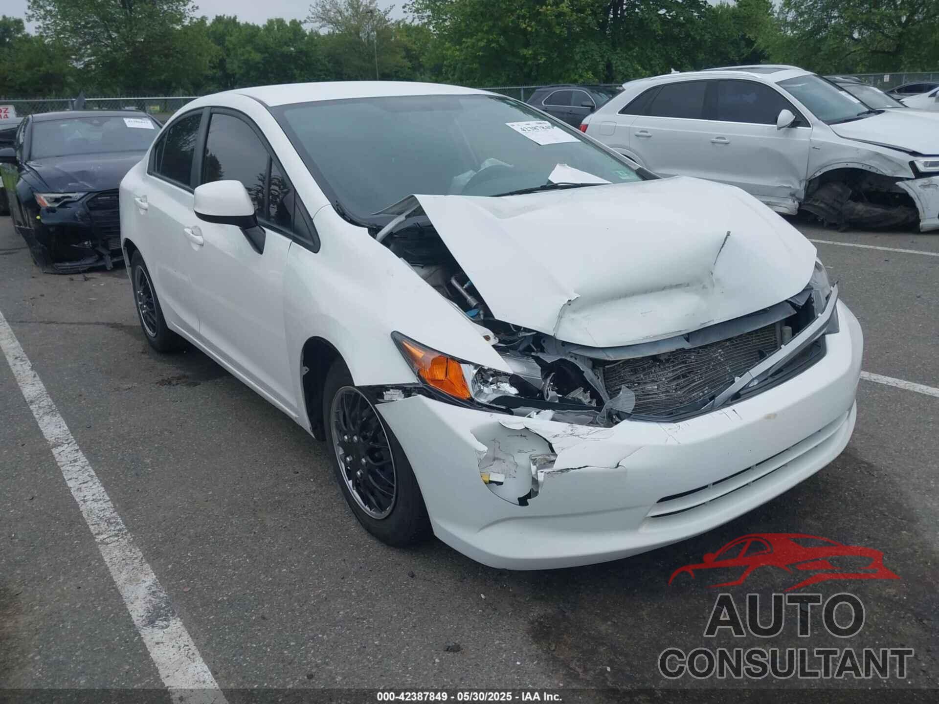 HONDA CIVIC 2012 - 2HGFB2F50CH608153