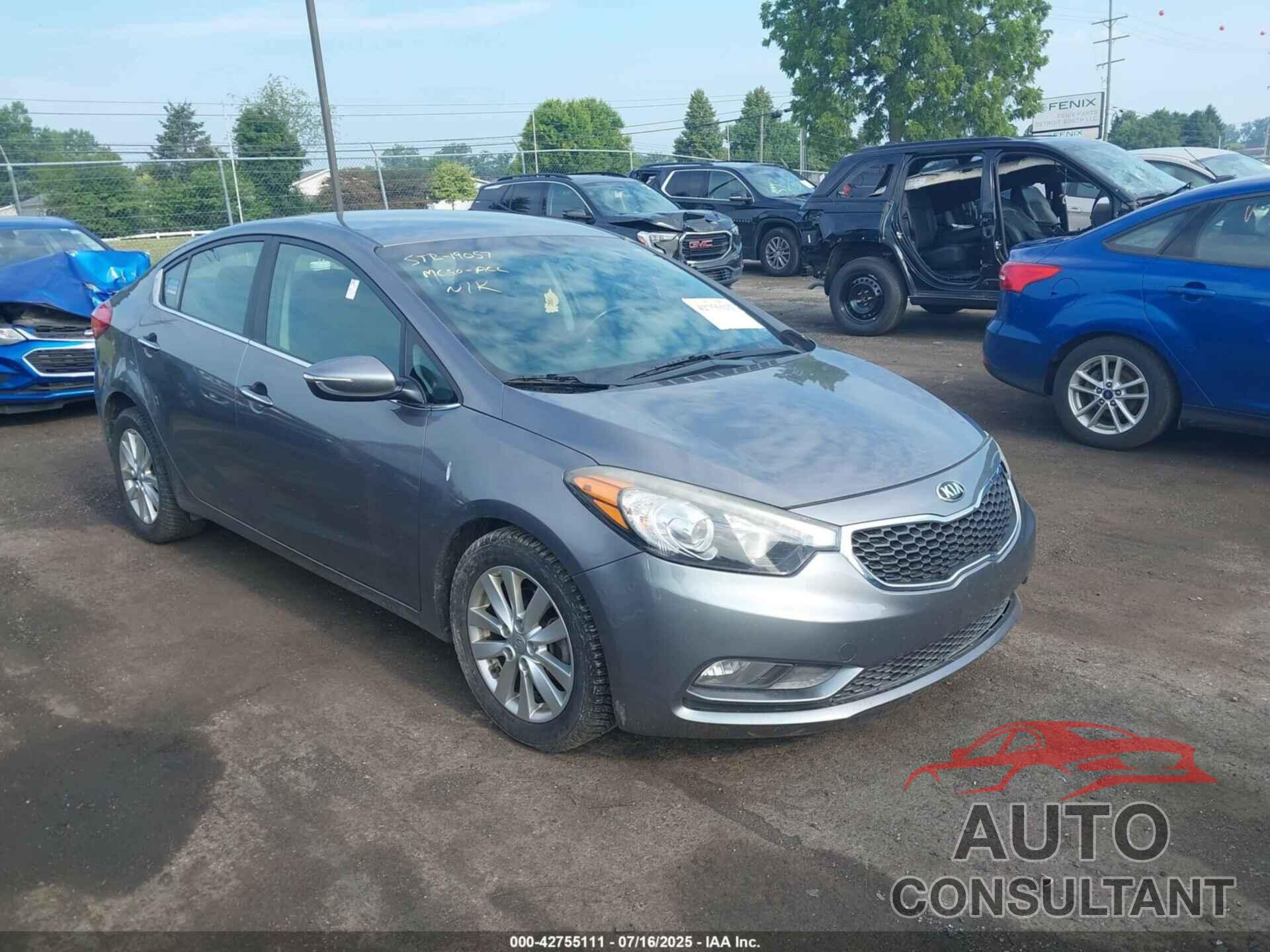 KIA FORTE 2015 - KNAFX4A81F5316145