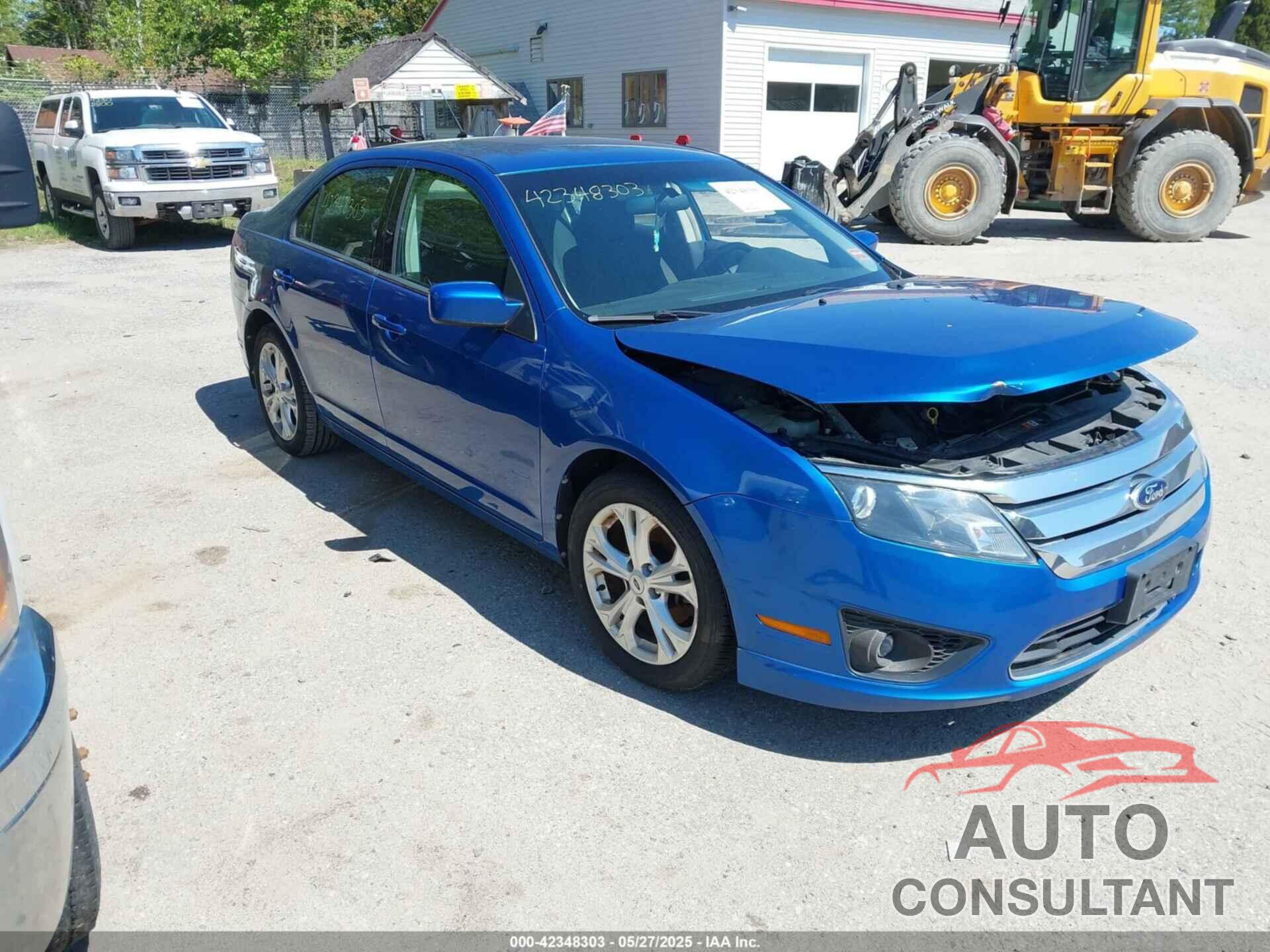 FORD FUSION 2012 - 3FAHP0HG4CR276627