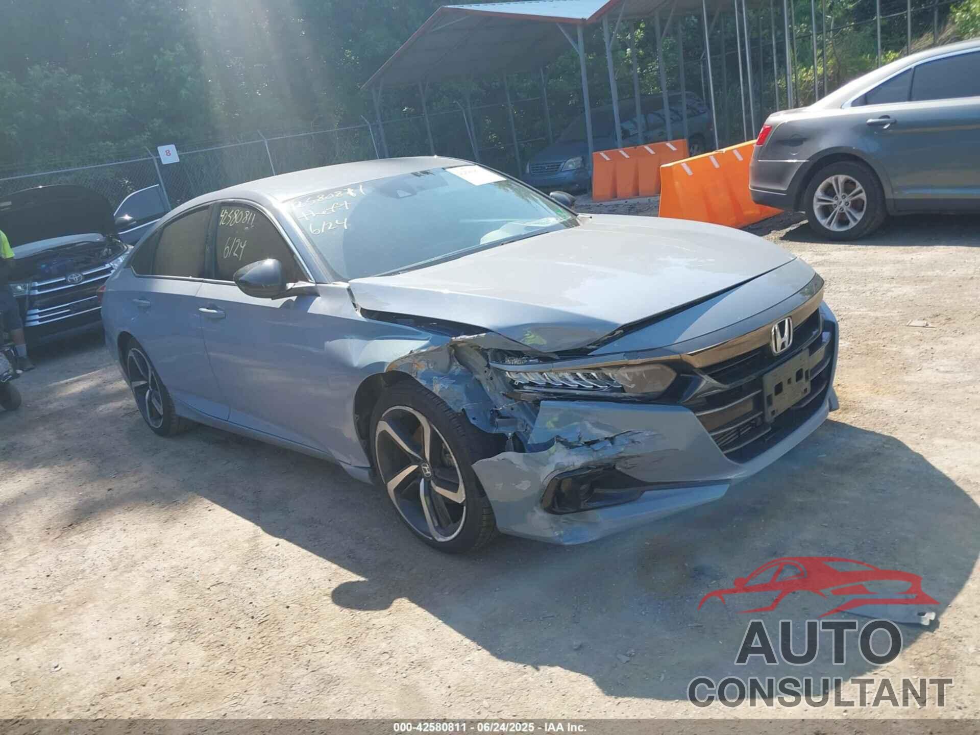 HONDA ACCORD 2021 - 1HGCV1F46MA057772