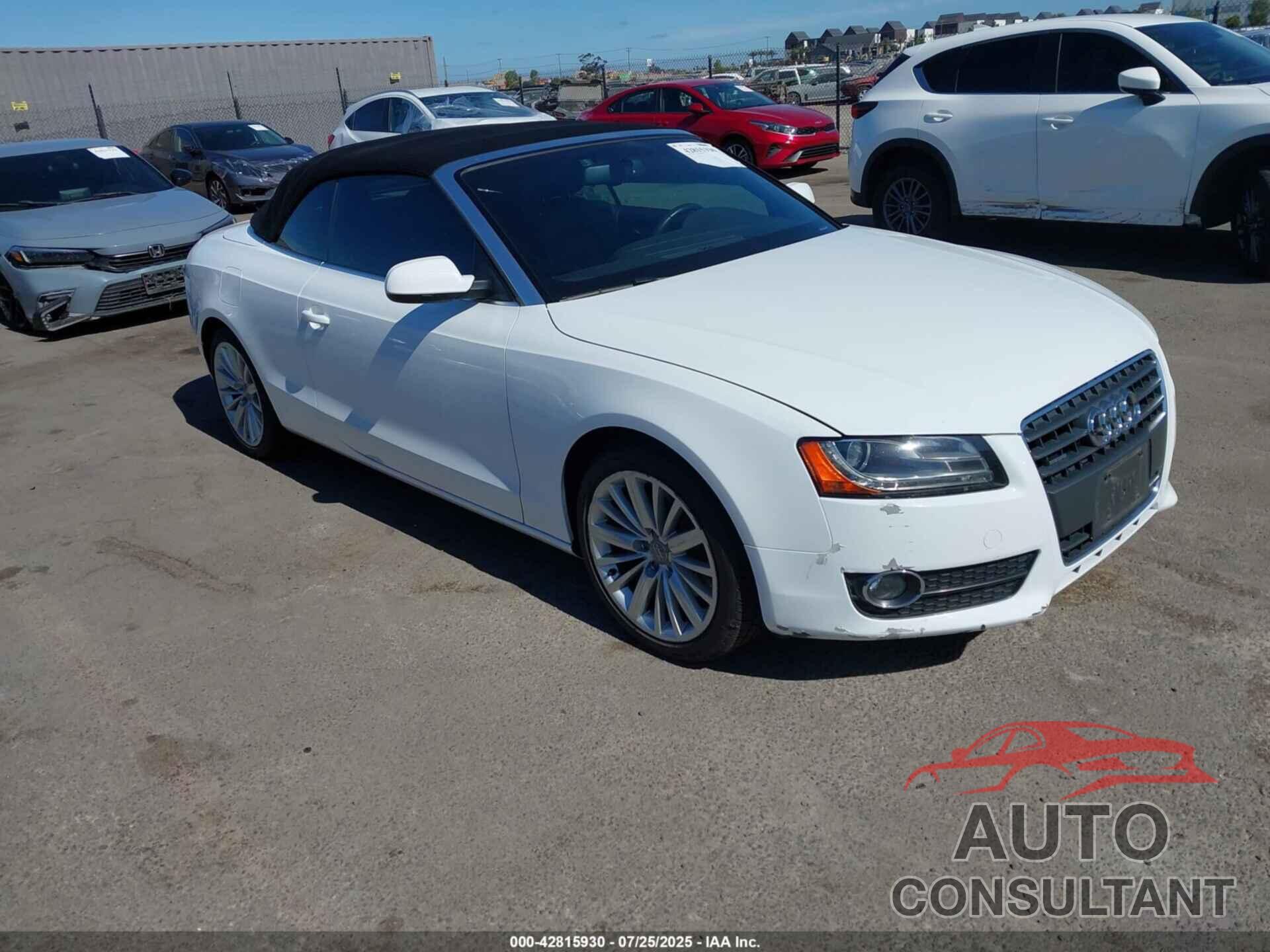 AUDI A5 2011 - WAULFAFH0BN017396