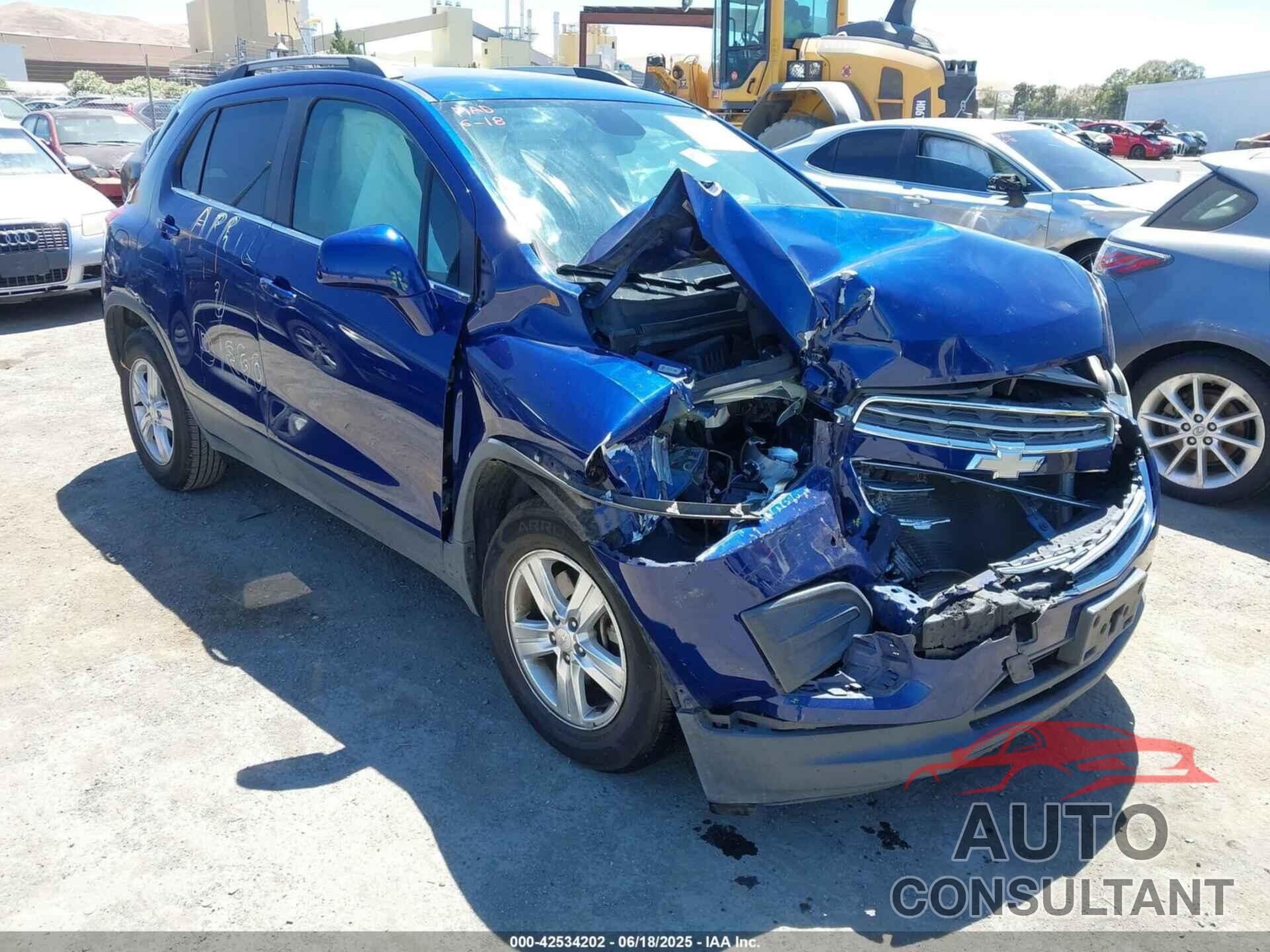 CHEVROLET TRAX 2015 - 3GNCJLSBXFL212546