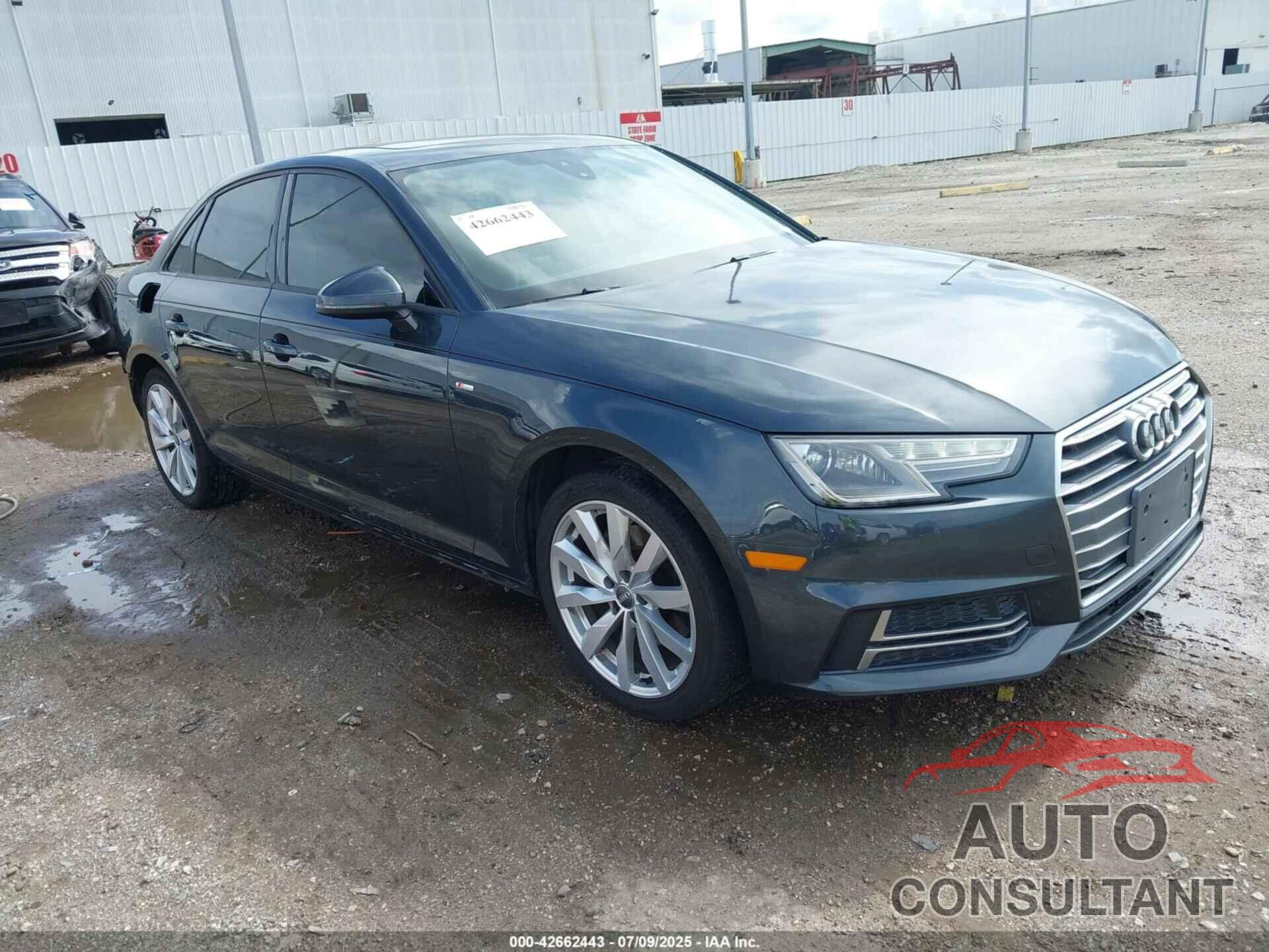 AUDI A4 2018 - WAUKMAF47JA086557