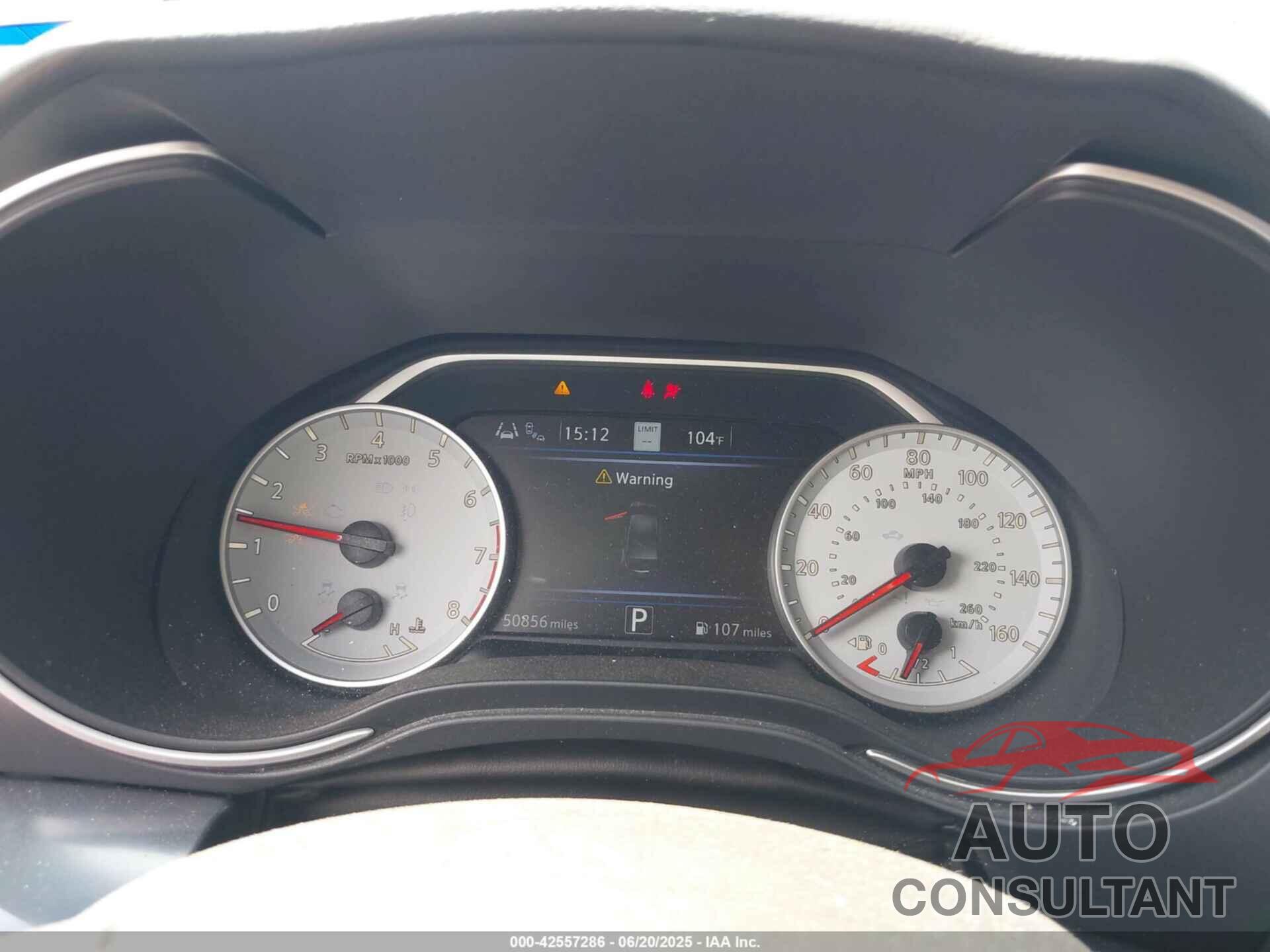 NISSAN MAXIMA 2021 - 1N4AA6FV0MC507840