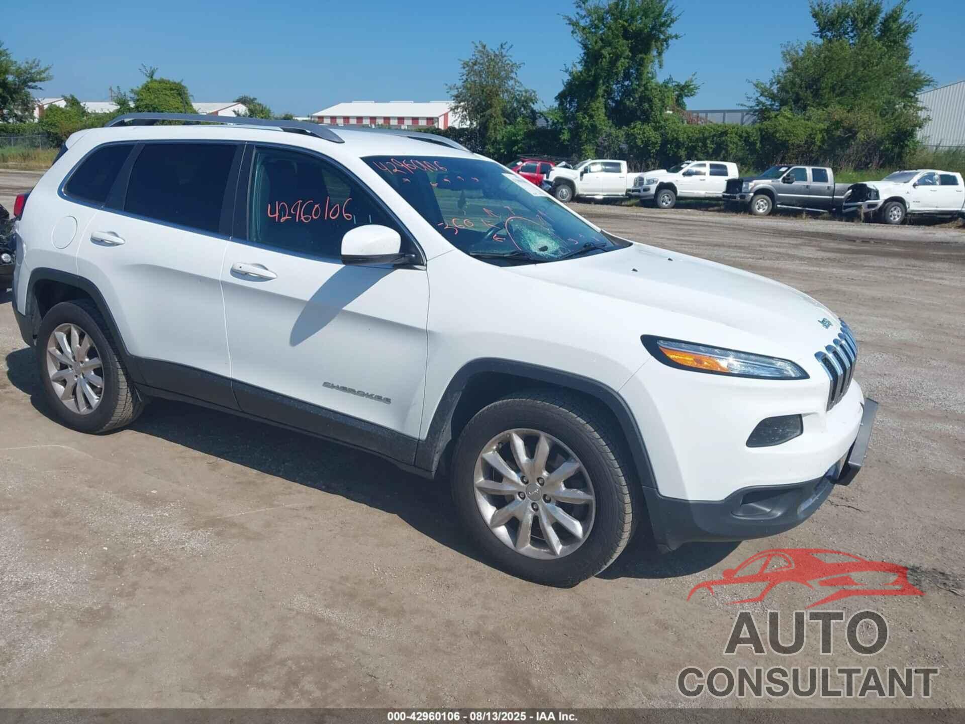 JEEP CHEROKEE 2016 - 1C4PJMDB1GW245878