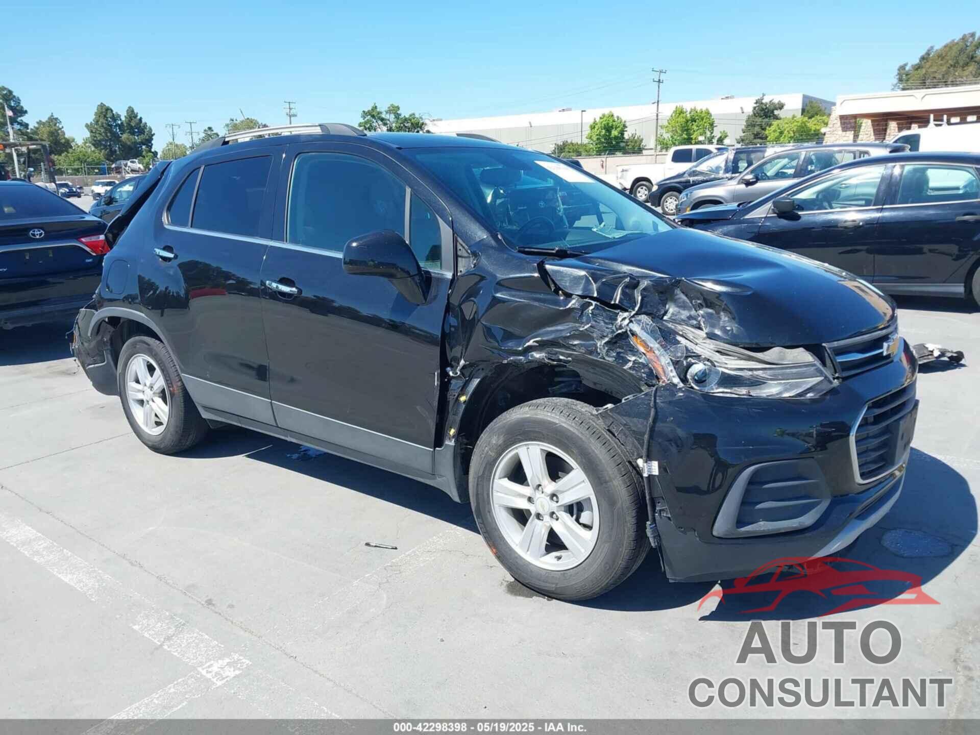 CHEVROLET TRAX 2019 - KL7CJLSB9KB912284