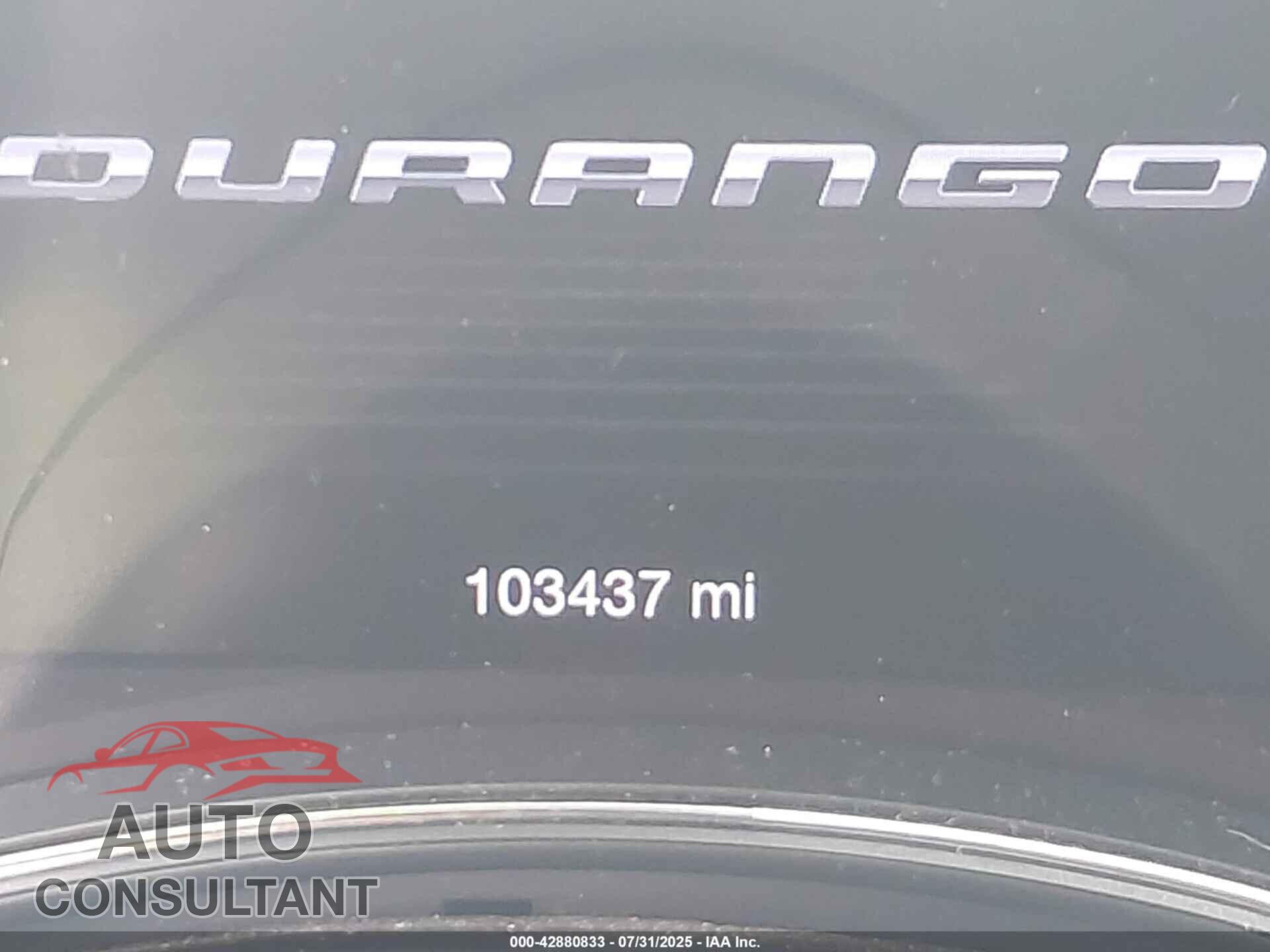 DODGE DURANGO 2017 - 1C4RDJAG2HC908117