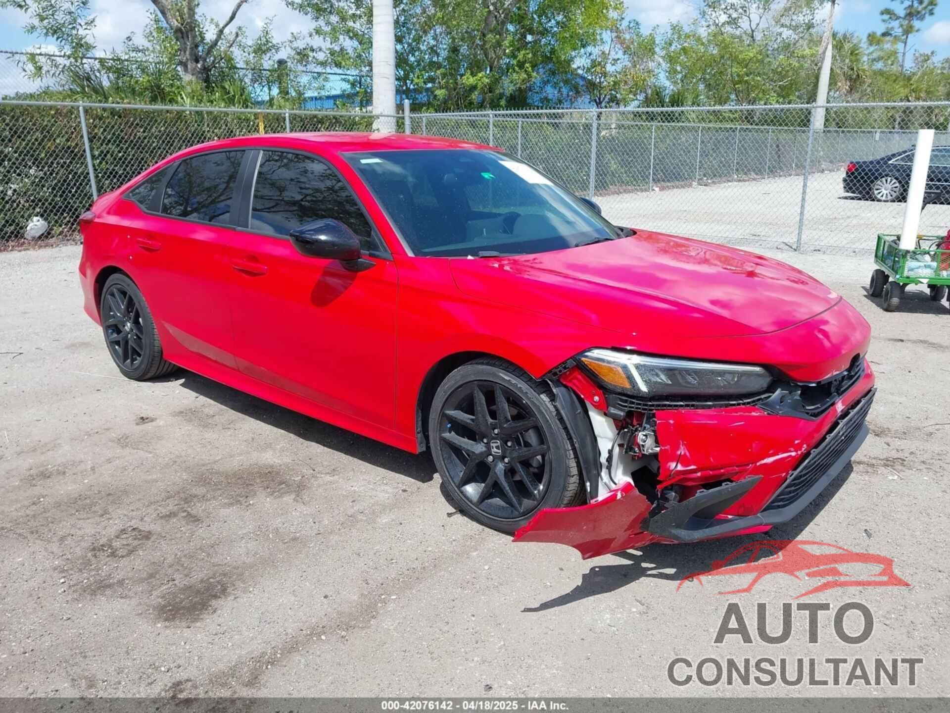 HONDA CIVIC 2022 - 2HGFE2F54NH594994