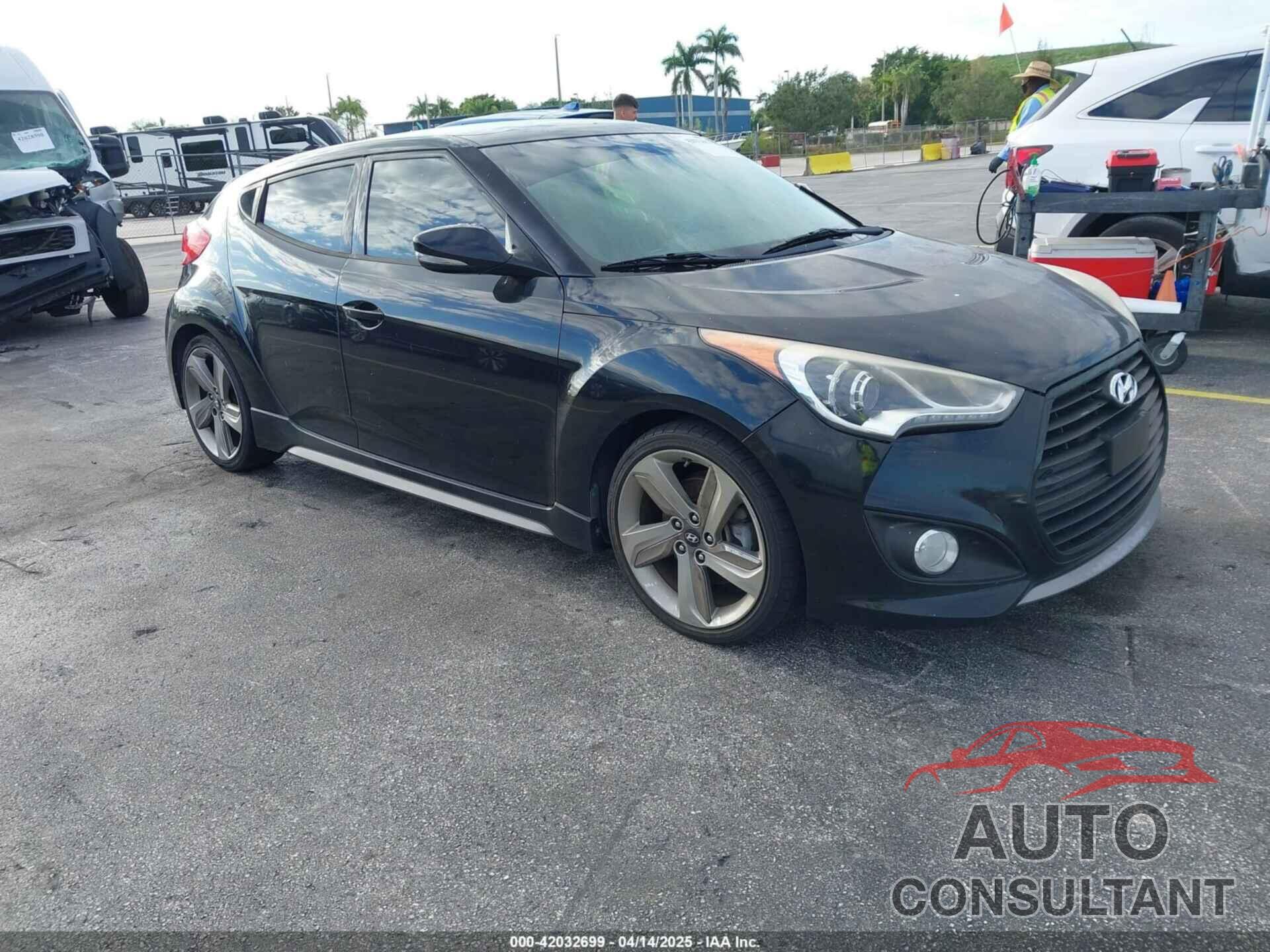 HYUNDAI VELOSTER 2013 - KMHTC6AE6DU085390