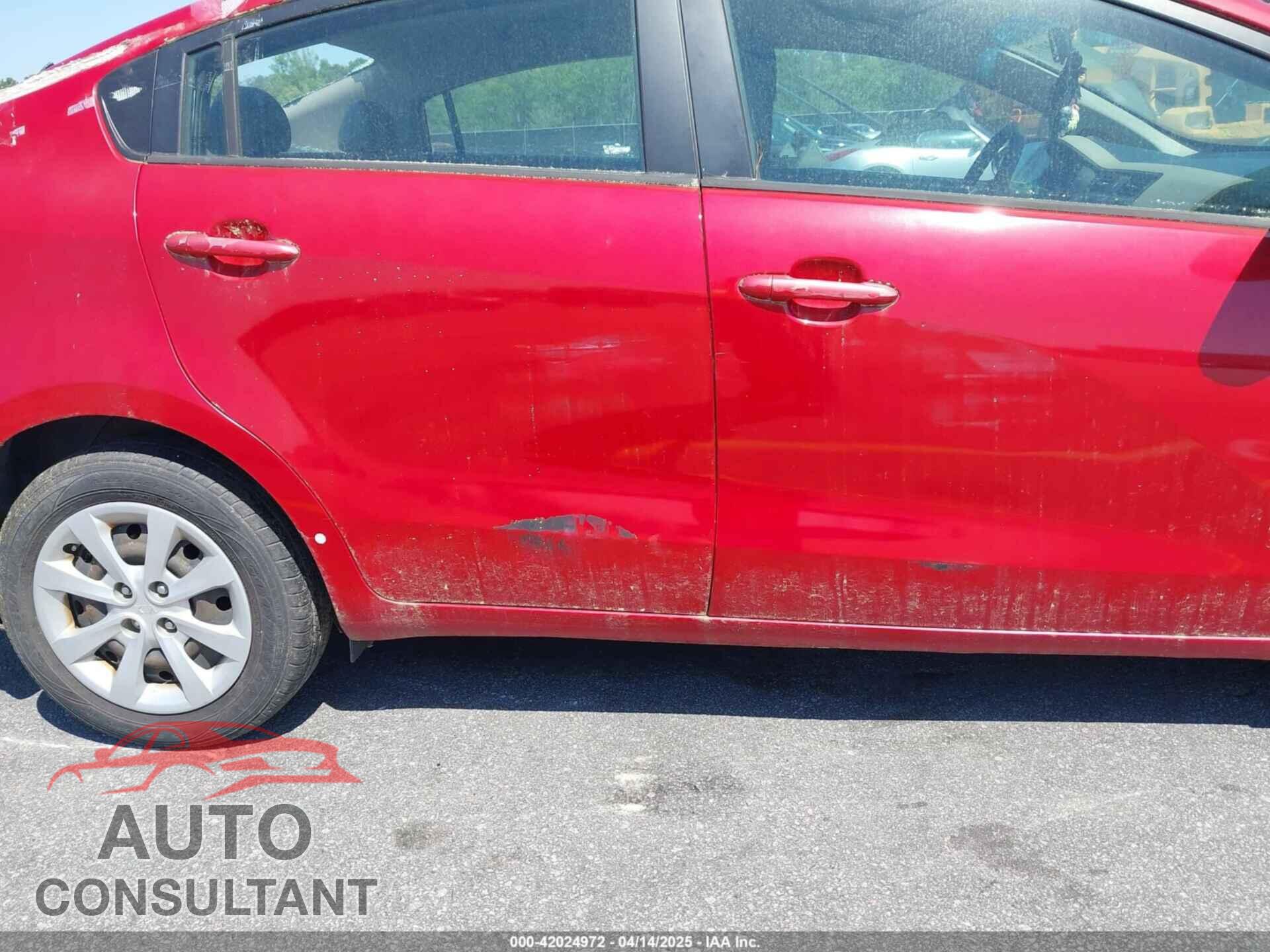 KIA RIO 2014 - KNADM4A39E6364540