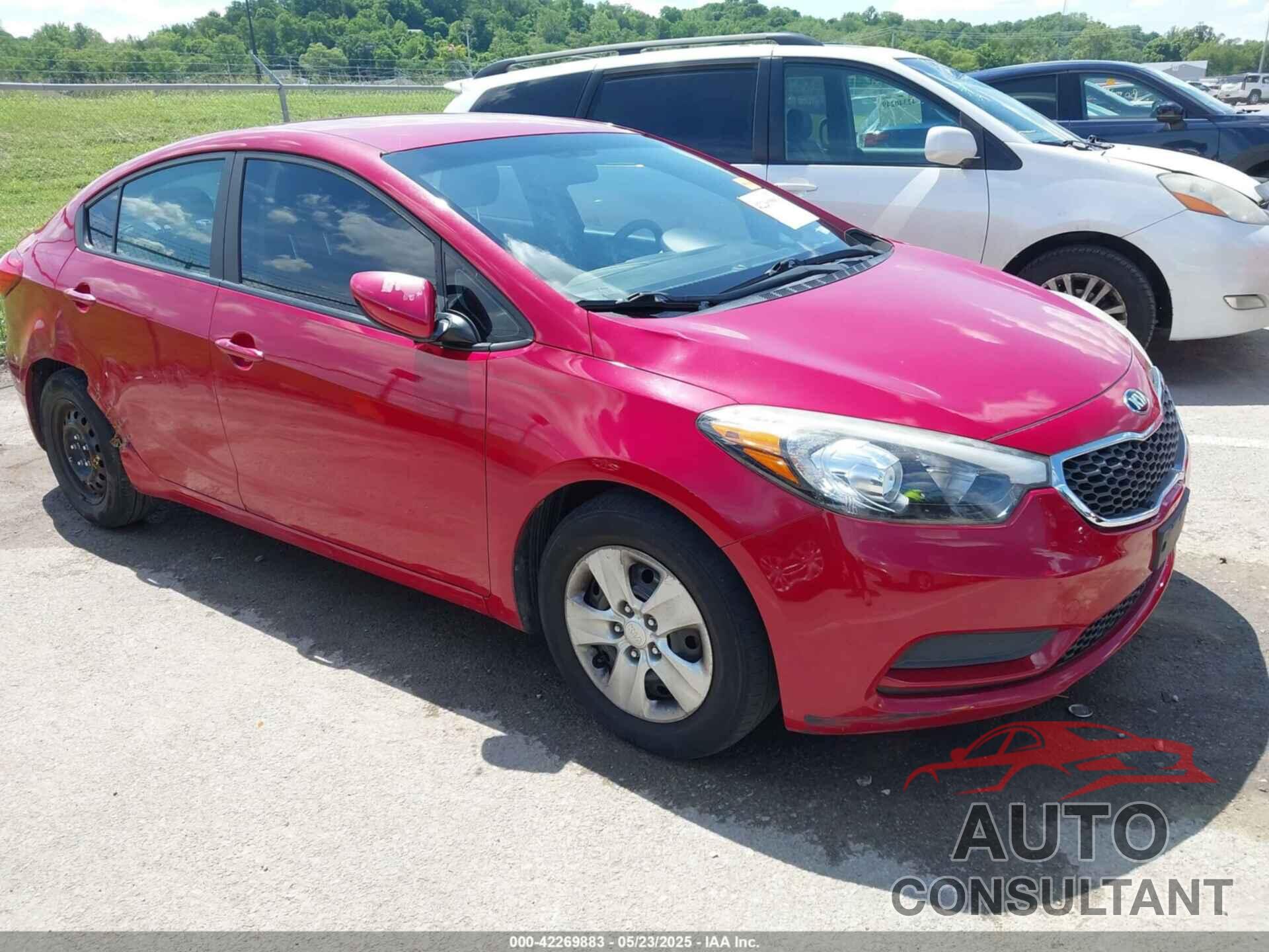 KIA FORTE 2016 - KNAFK4A61G5612426