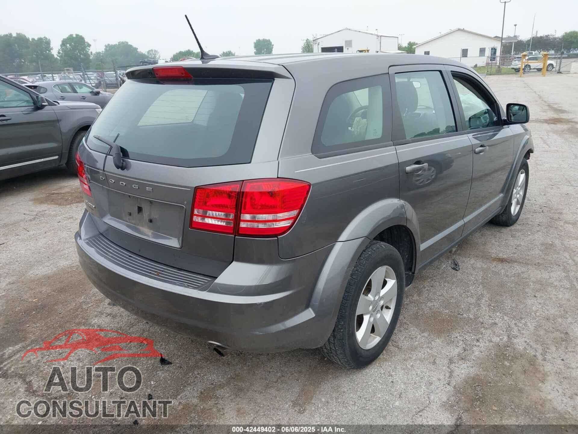 DODGE JOURNEY 2013 - 3C4PDCAB2DT645973