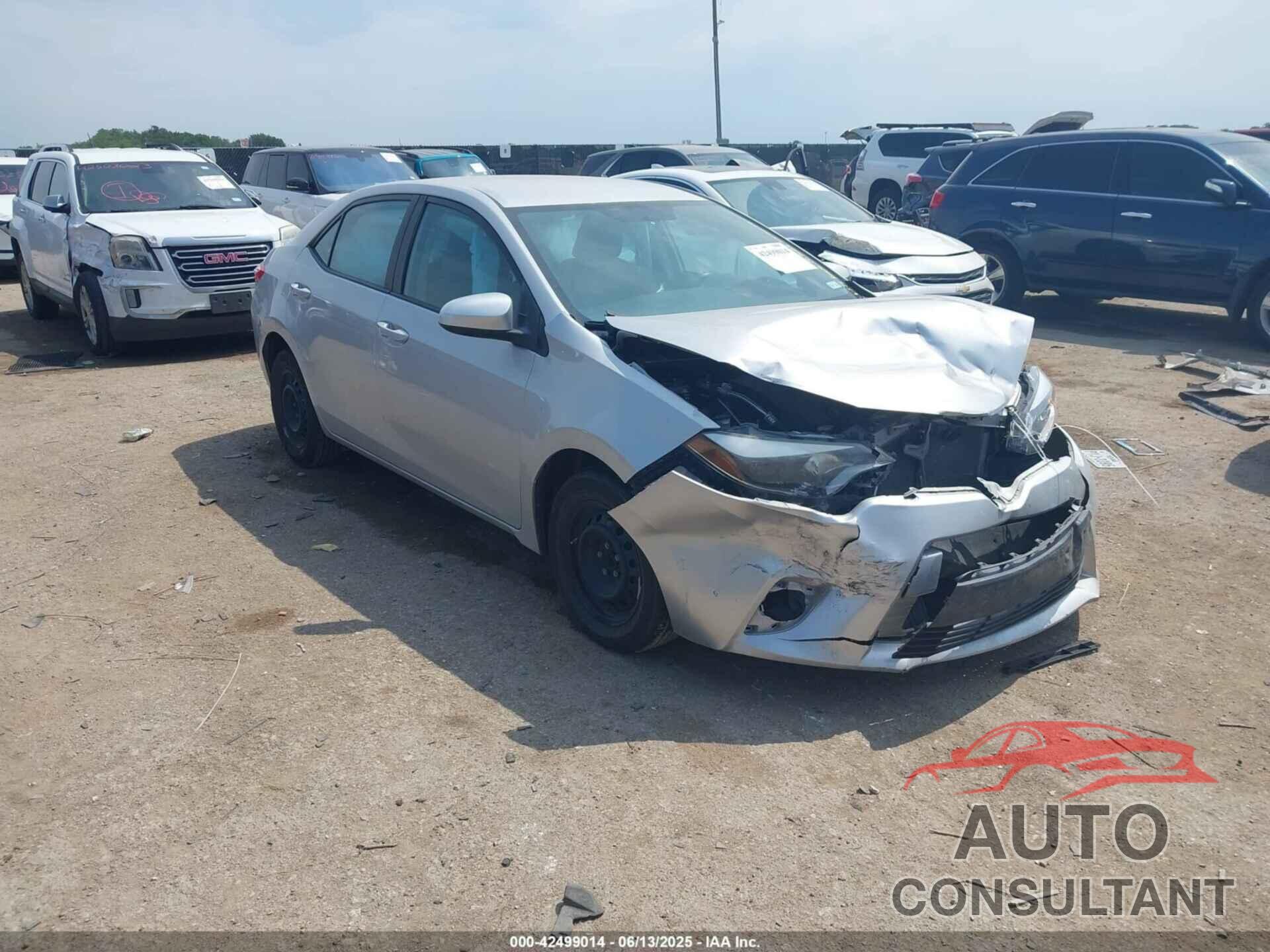 TOYOTA COROLLA 2016 - 5YFBURHE4GP377898
