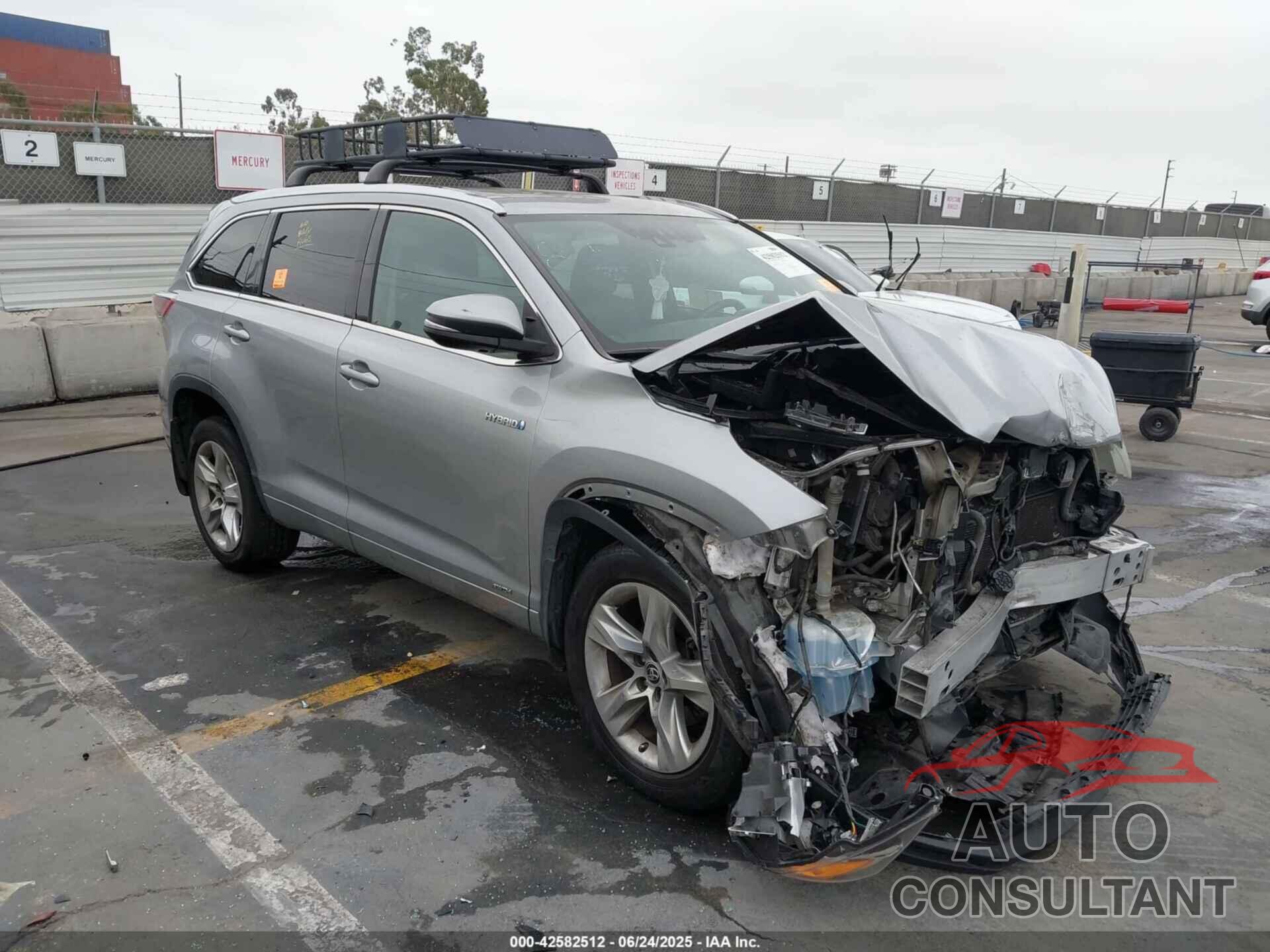 TOYOTA HIGHLANDER HYBRID 2016 - 5TDDCRFH1GS015897