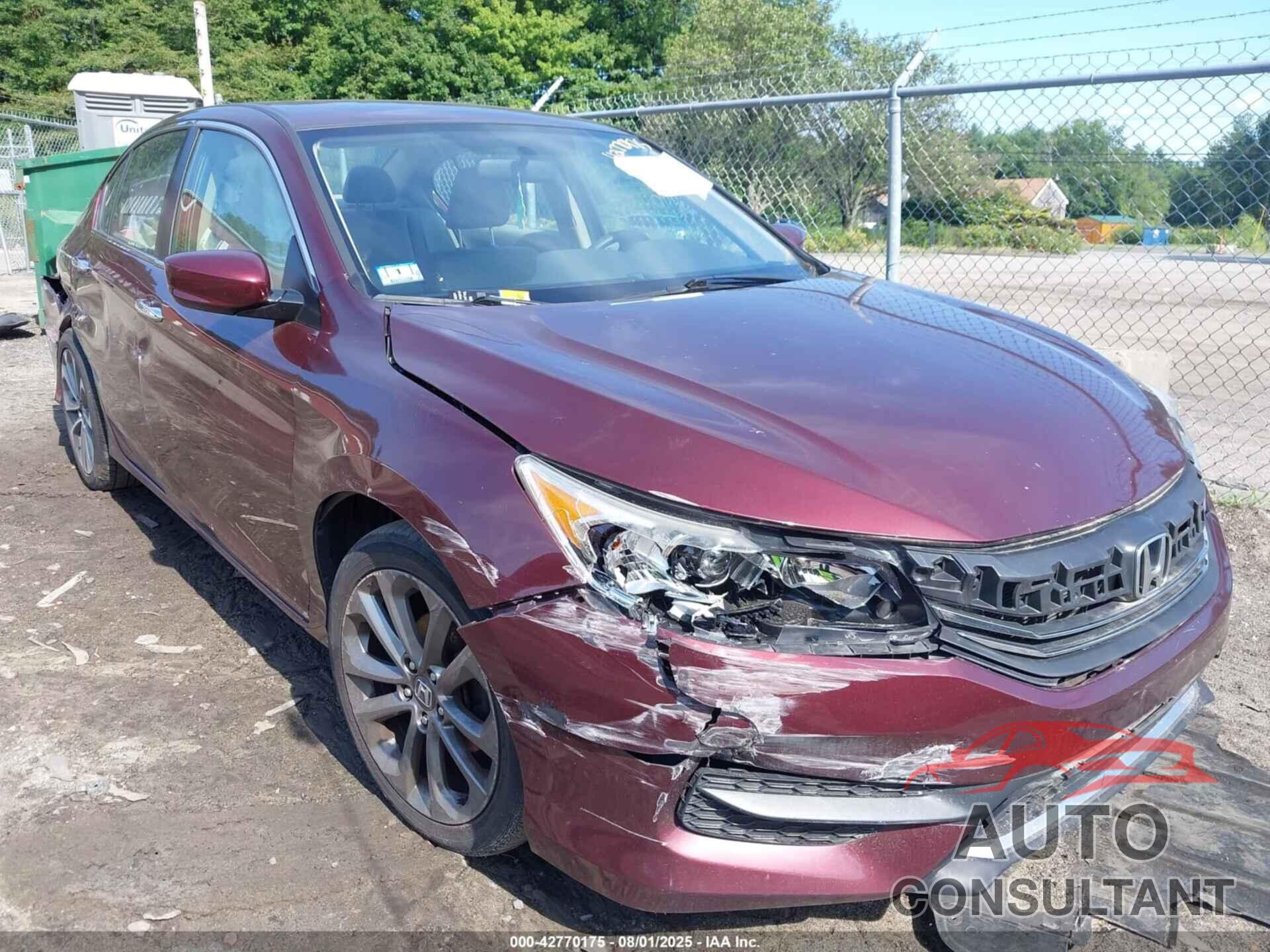 HONDA ACCORD 2017 - 1HGCR2F3XHA169501