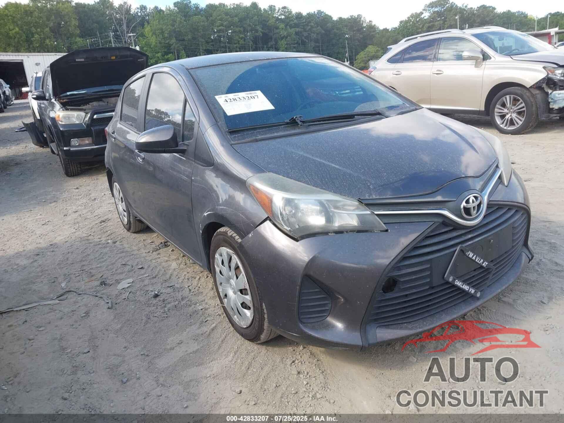 TOYOTA YARIS 2015 - VNKKTUD39FA042740