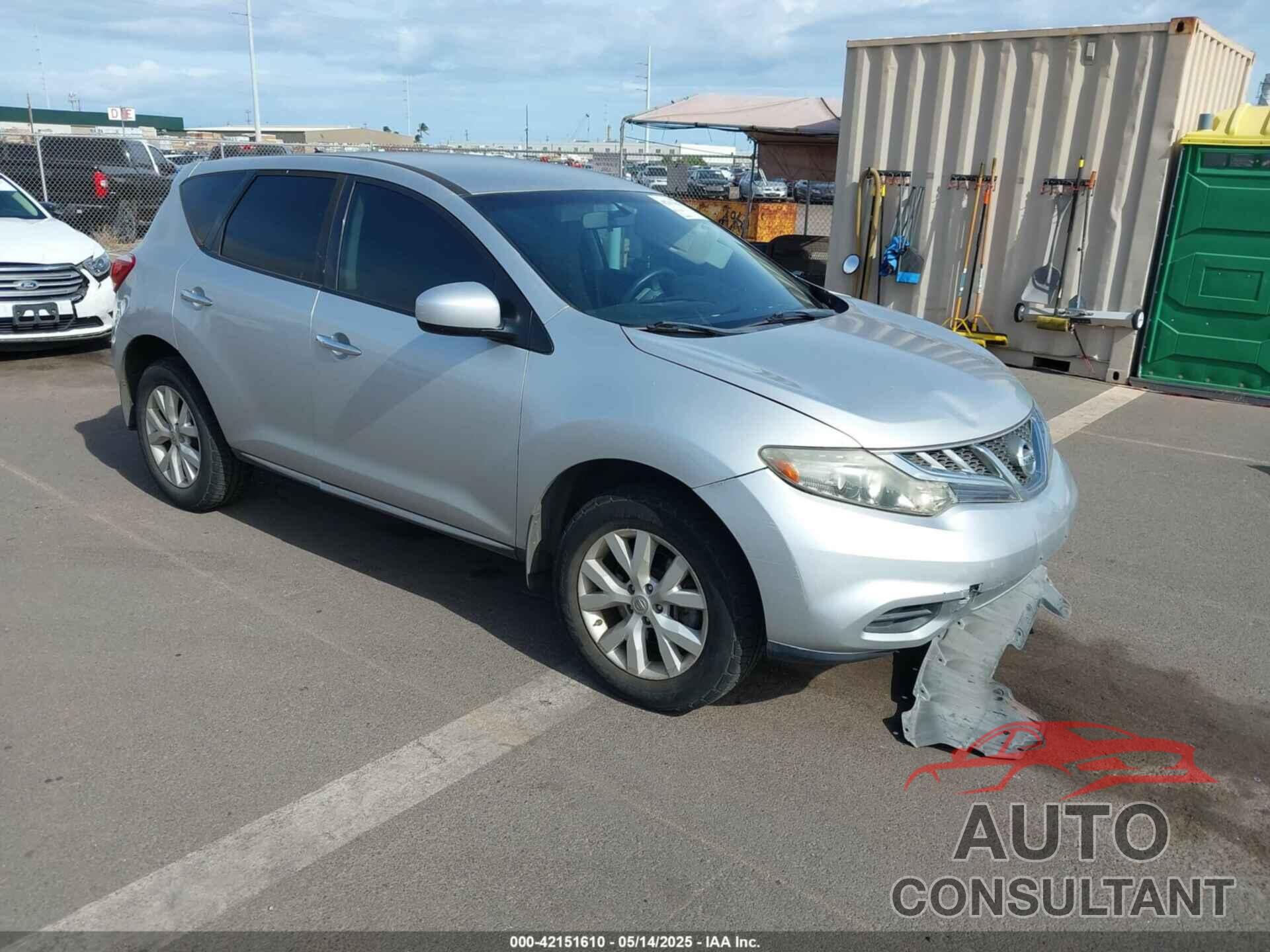 NISSAN MURANO 2011 - JN8AZ1MU1BW057082