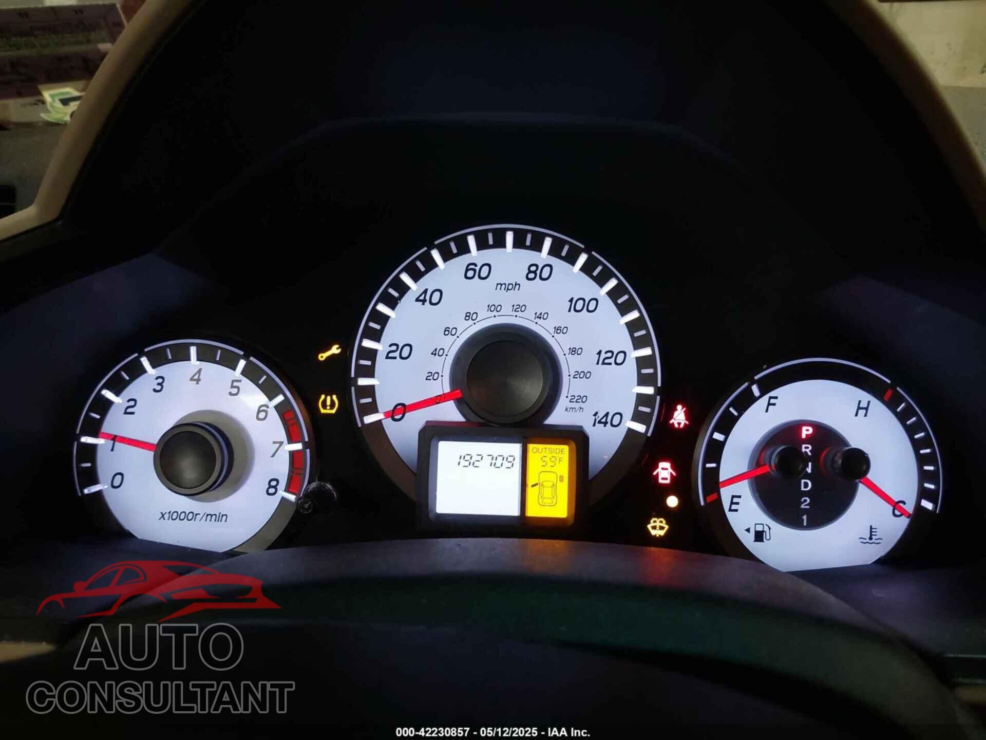 HONDA PILOT 2013 - 5FNYF4H56DB040986