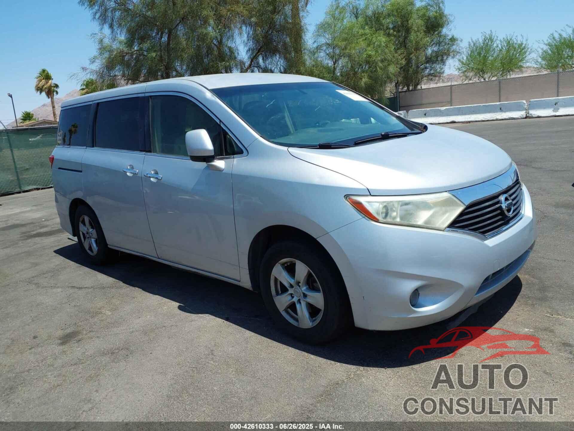NISSAN QUEST 2012 - JN8AE2KP0C9044029