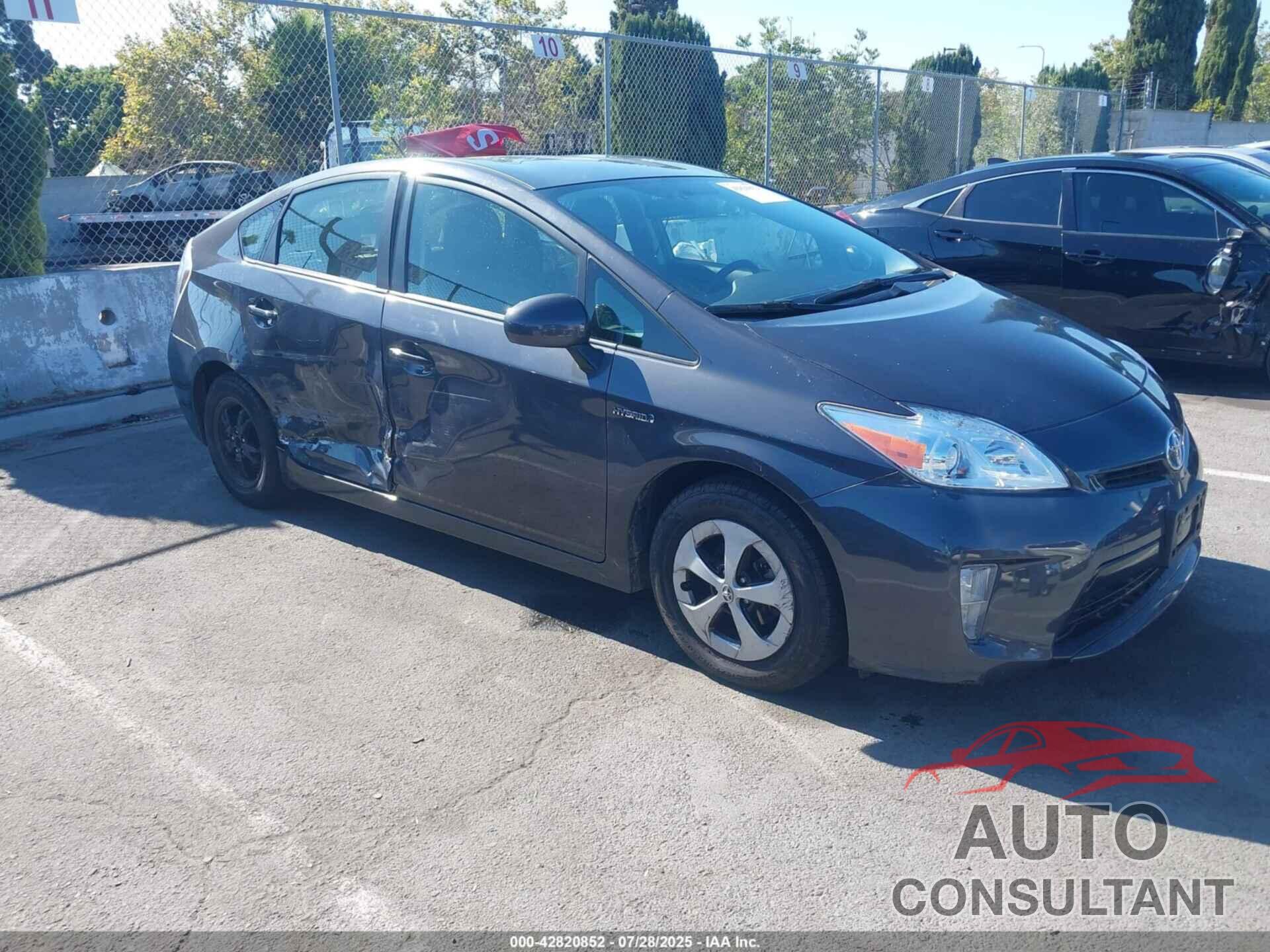 TOYOTA PRIUS 2012 - JTDKN3DU5C1480334