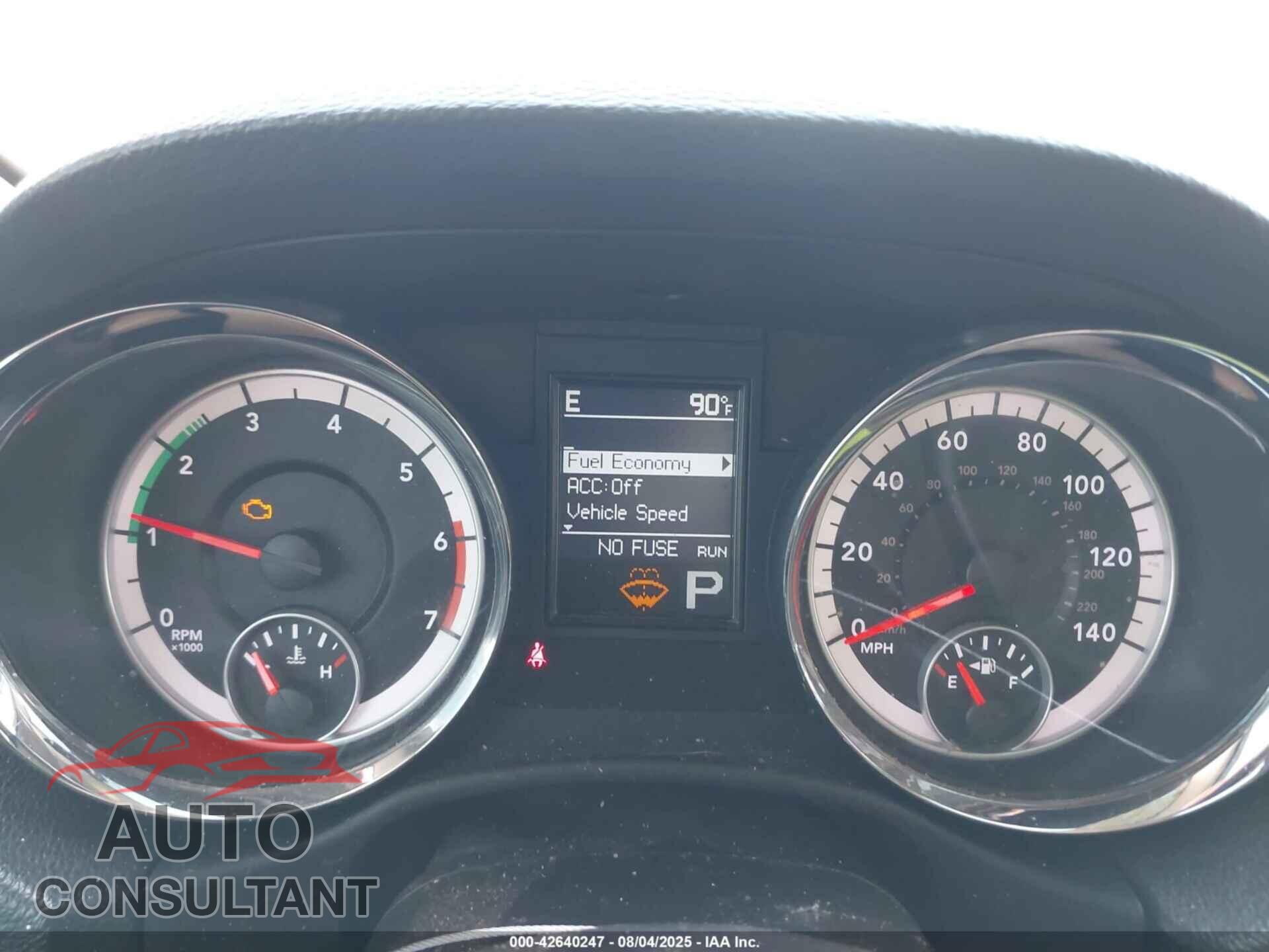 DODGE DURANGO 2011 - 1D4SE5GTXBC695759