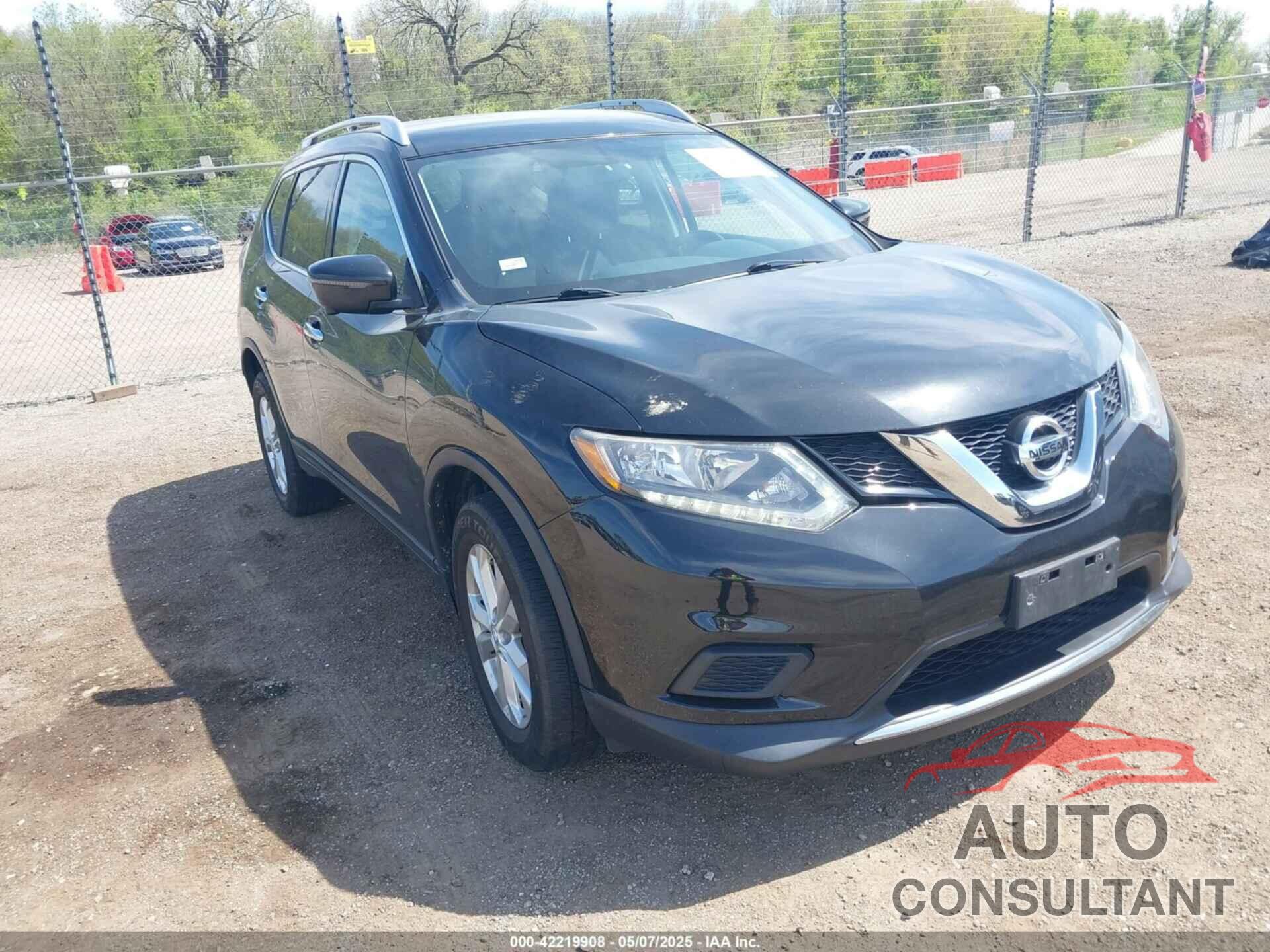 NISSAN ROGUE 2016 - KNMAT2MV5GP660940