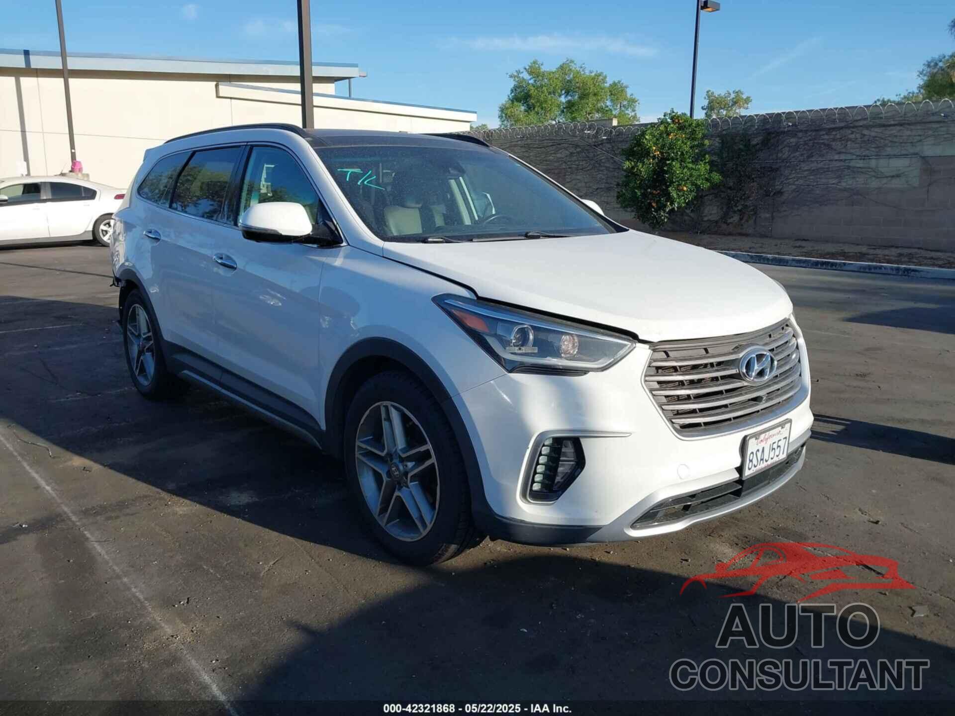 HYUNDAI SANTA FE 2017 - KM8SR4HFXHU252126