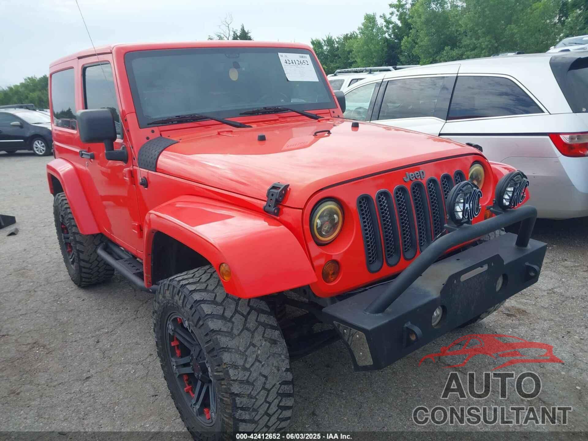 JEEP WRANGLER 2013 - 1C4GJWBG6DL558092