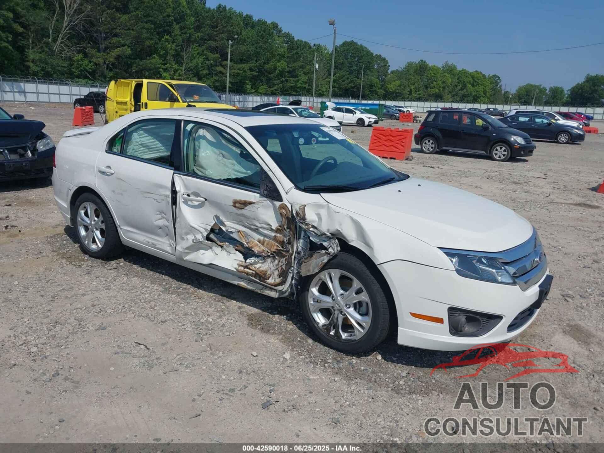 FORD FUSION 2012 - 3FAHP0HA3CR228466
