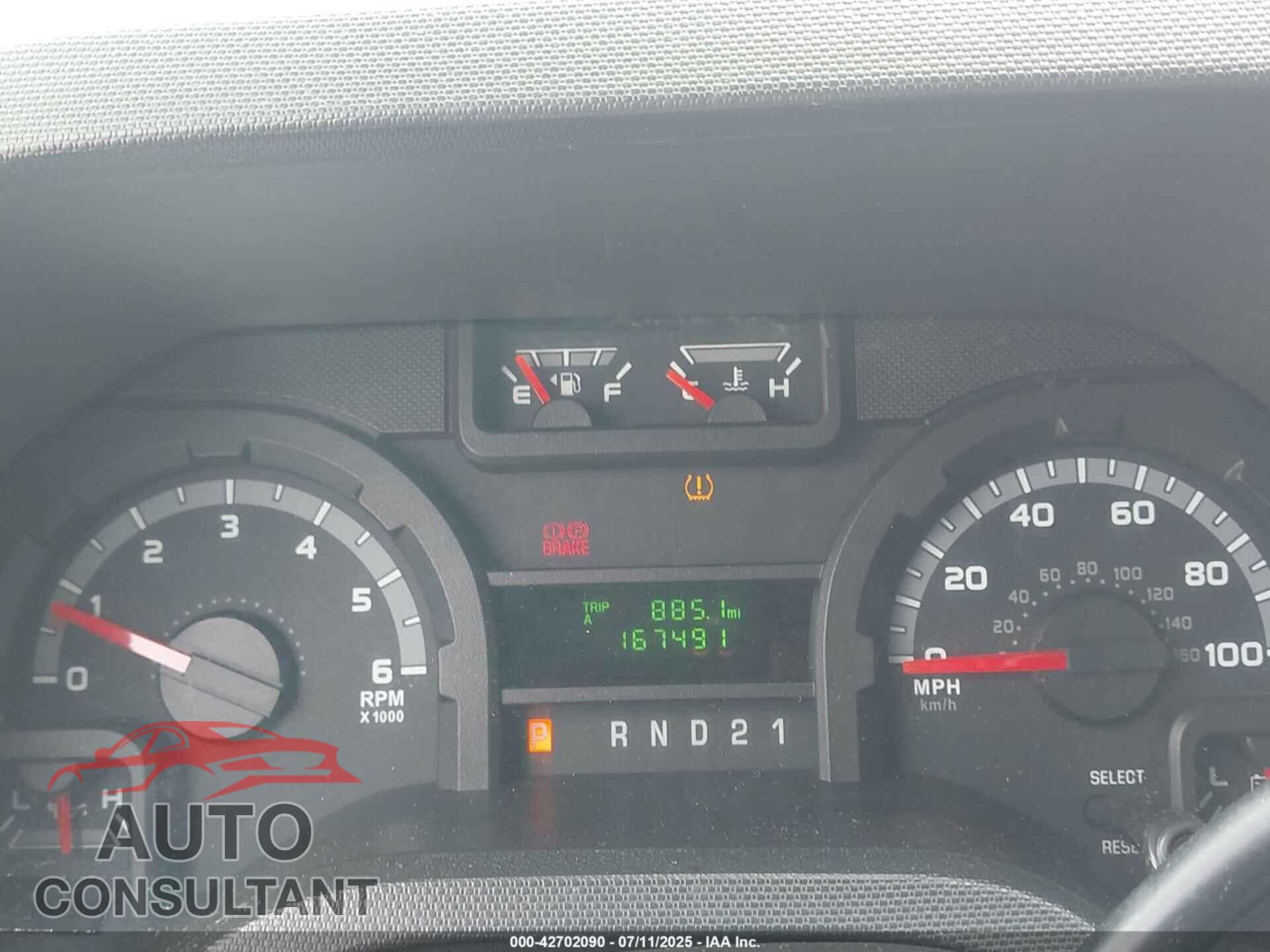 FORD E-150 2010 - 1FTNE1EW2ADA37006