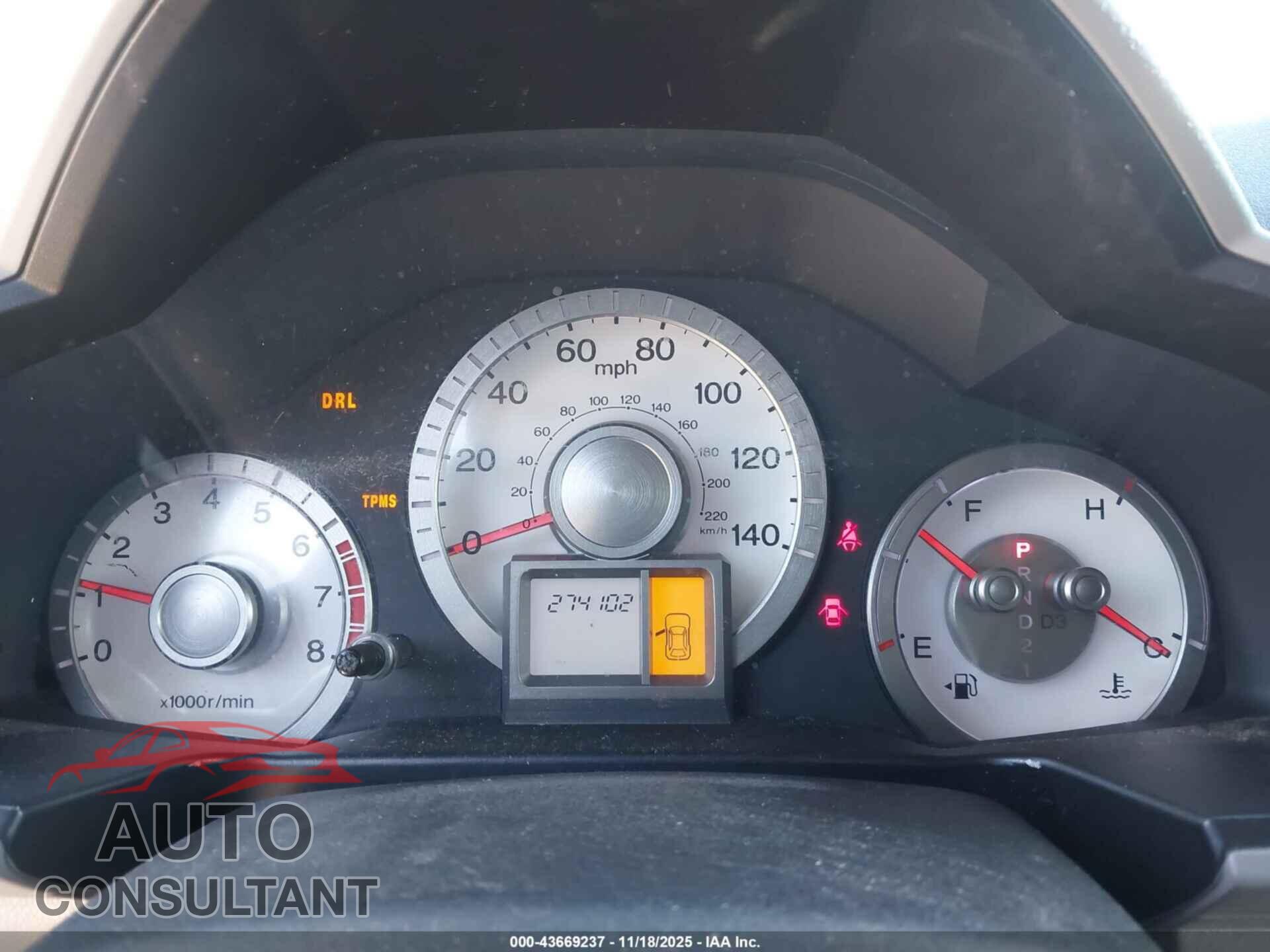 HONDA PILOT 2011 - 5FNYF3H21BB045140