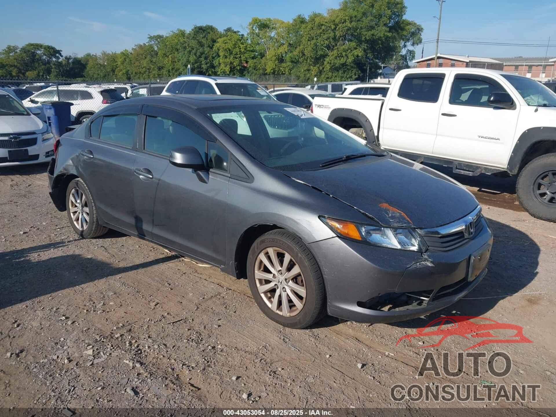 HONDA CIVIC 2012 - 19XFB2F84CE102622